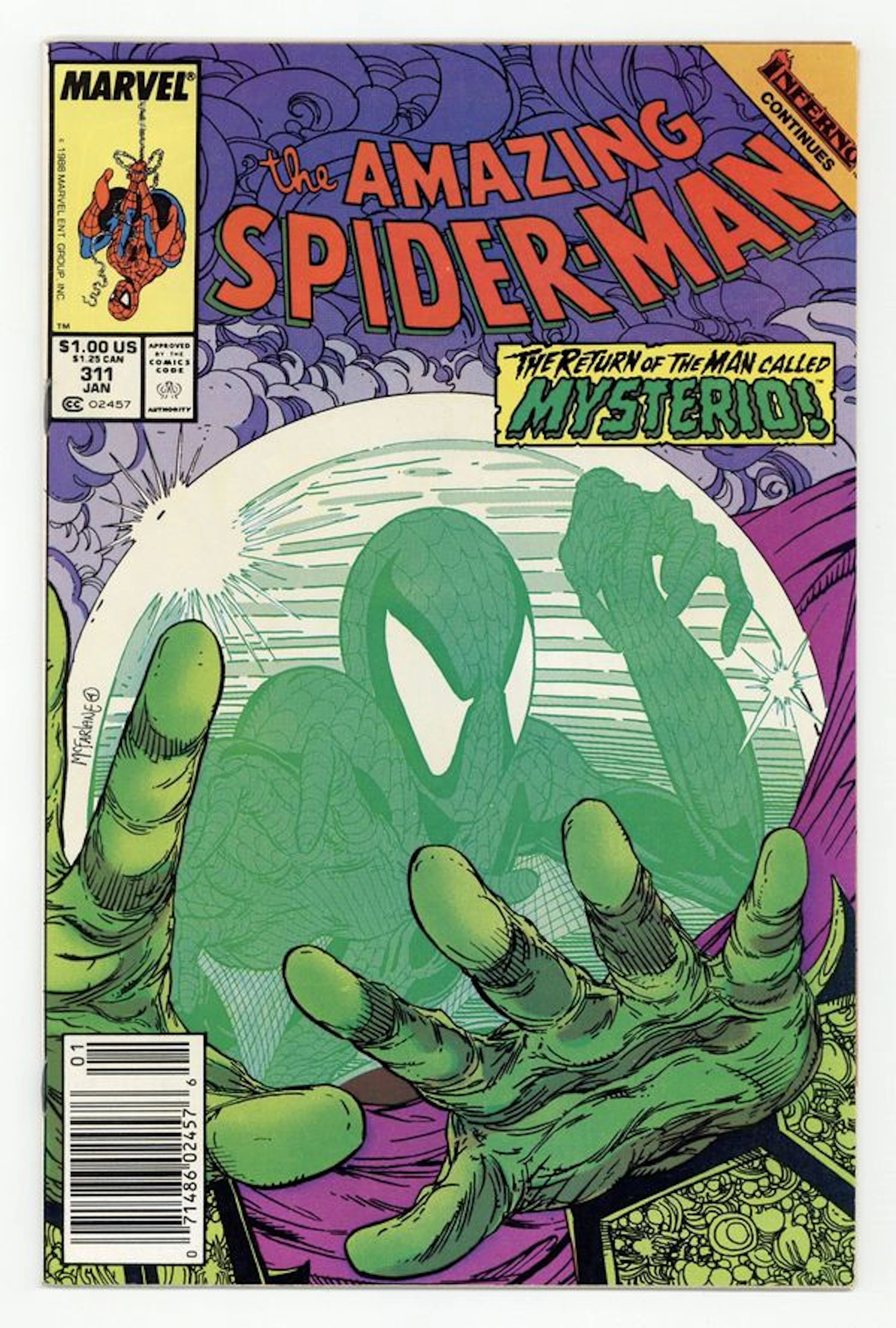 Amazing Spider-Man (1963 1st Series) 311N VF 8.0