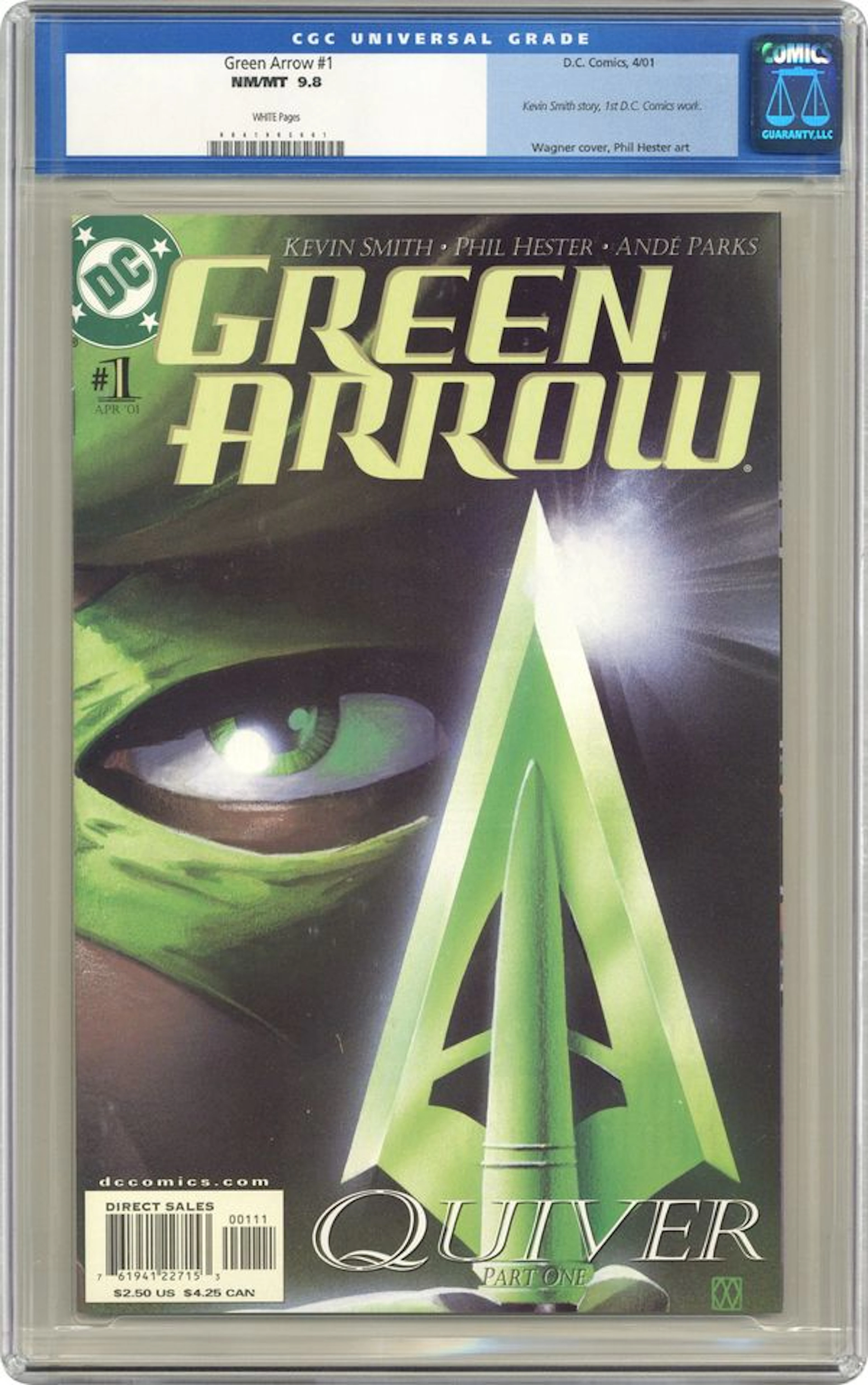 Green Arrow (2001 2nd Series) 1 CGC 9.8