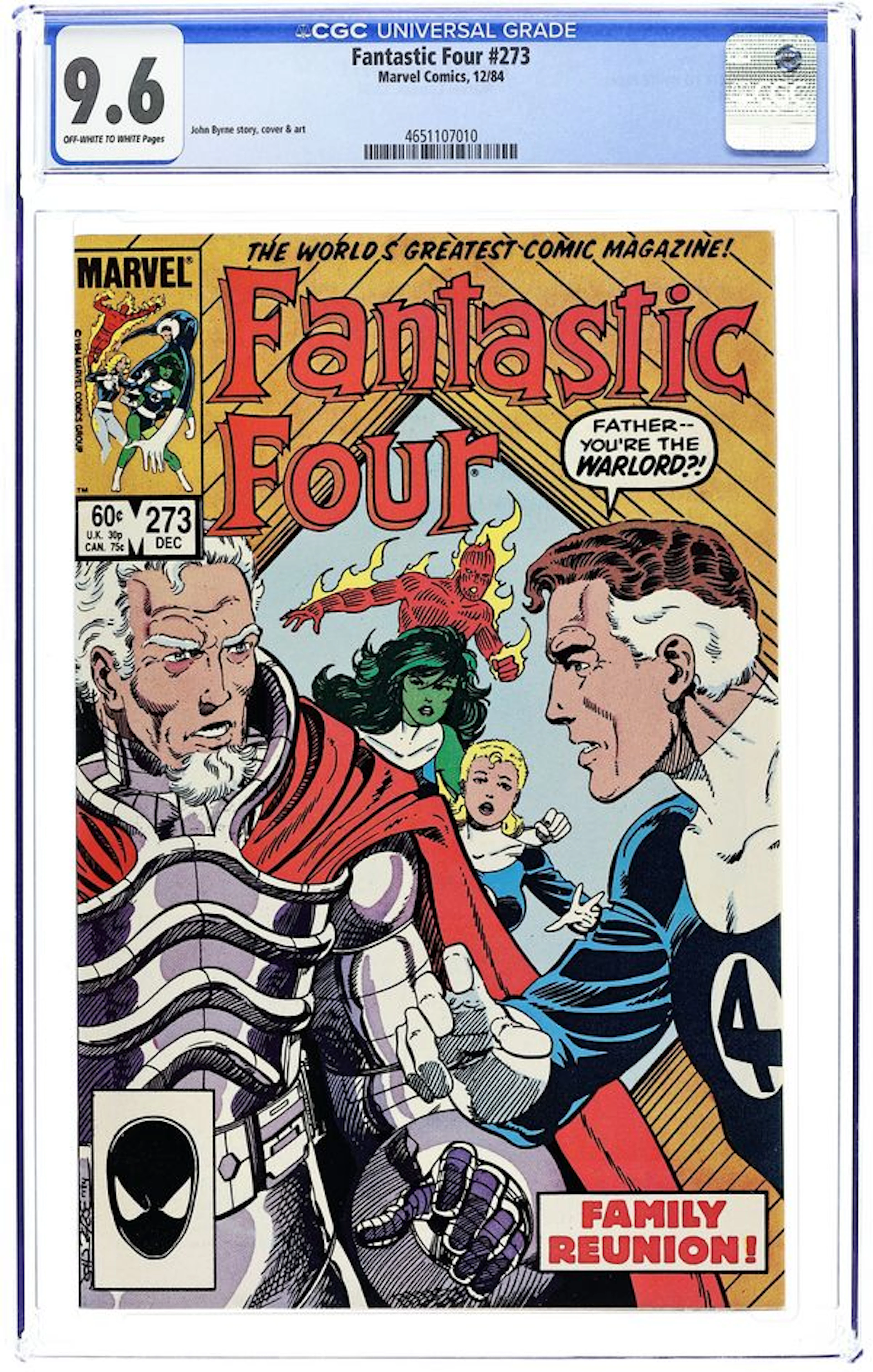 Fantastic Four (1961 1st Series) 273D CGC 9.6