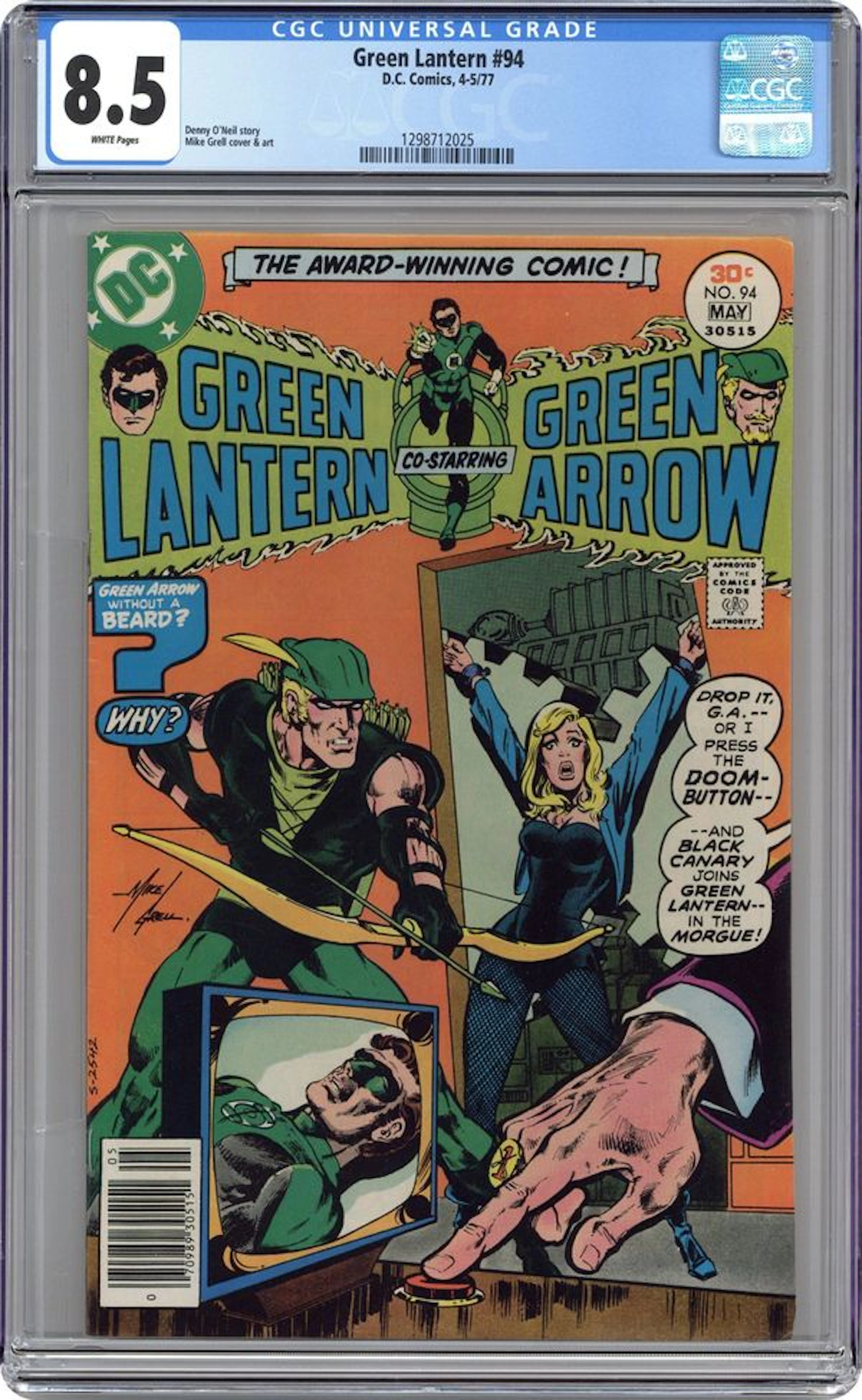 Green Lantern (1960 2nd Series DC) 94 CGC 8.5