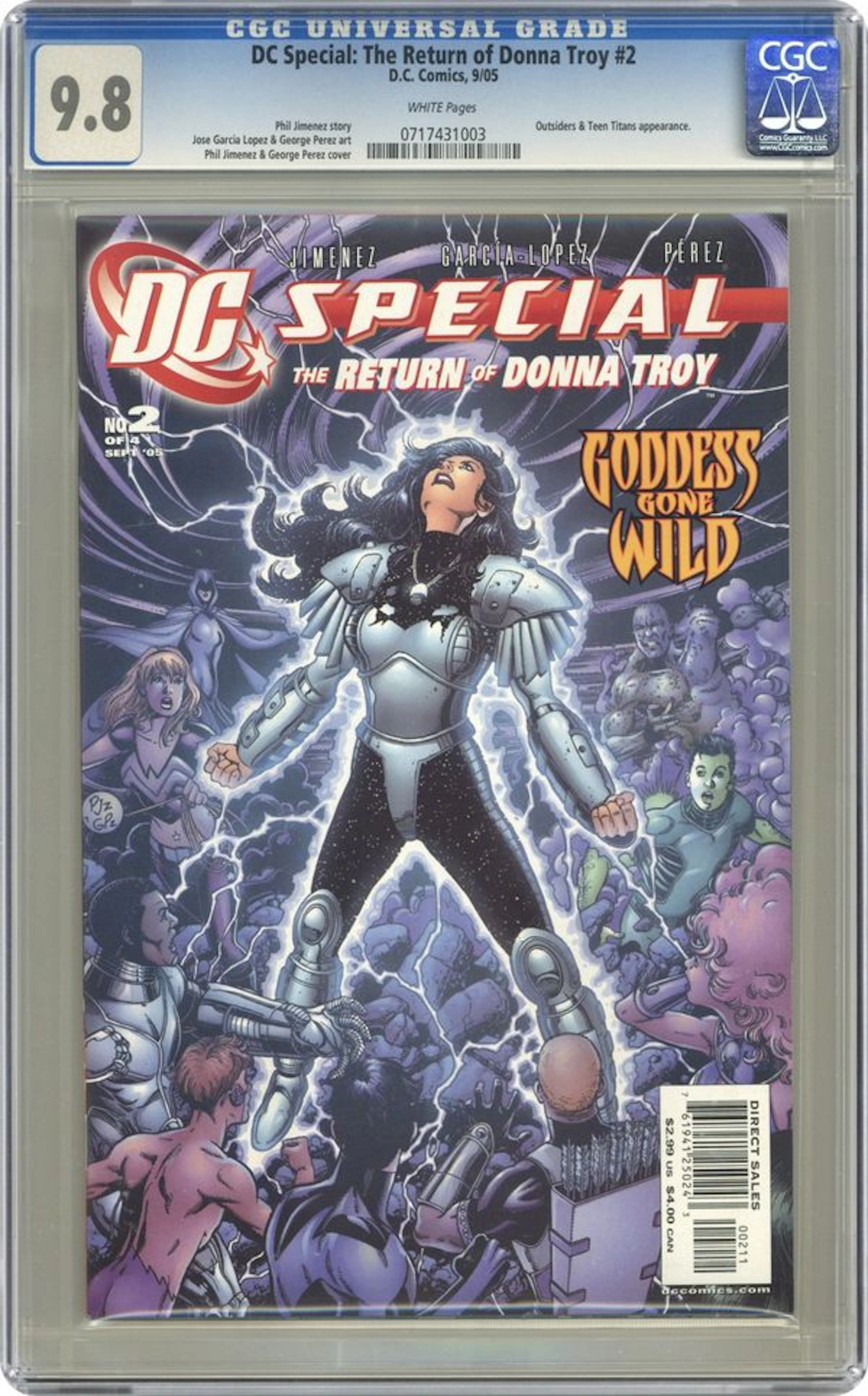 DC Special The Return of Donna Troy (2005) 2 CGC 9.8