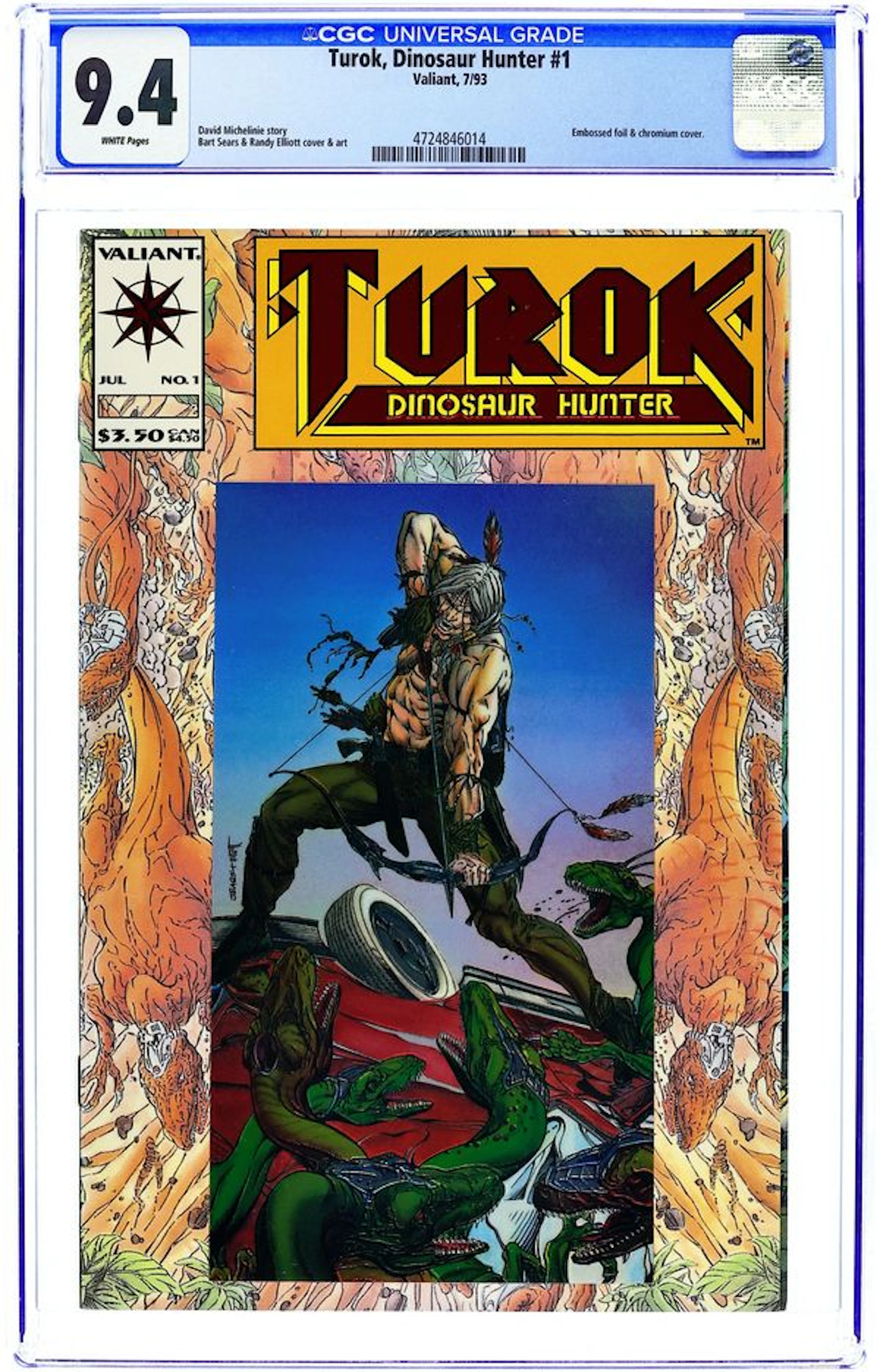 Turok Dinosaur Hunter (1993) 1A CGC 9.4