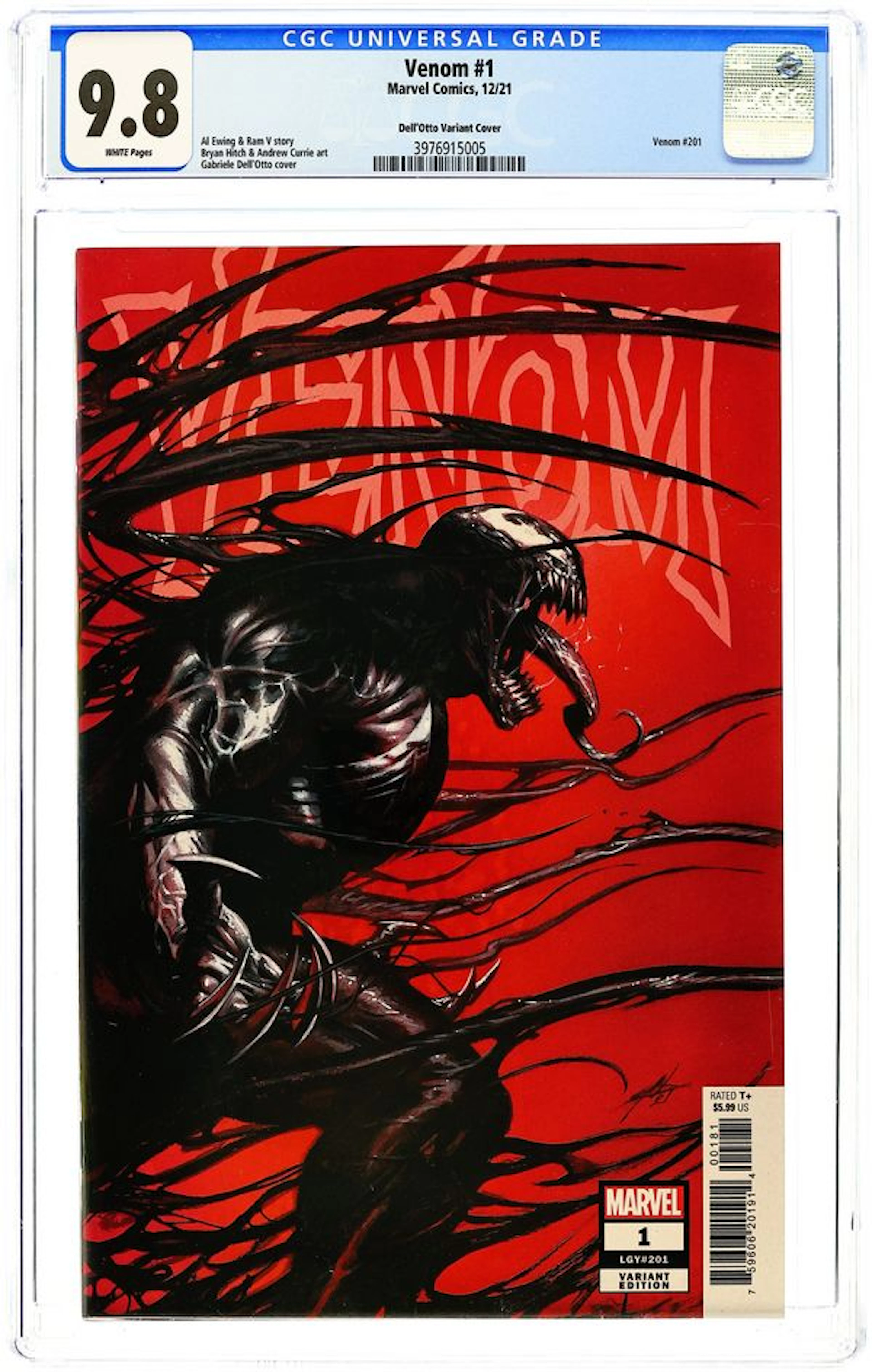 Venom (2021 Marvel) 1H CGC 9.8