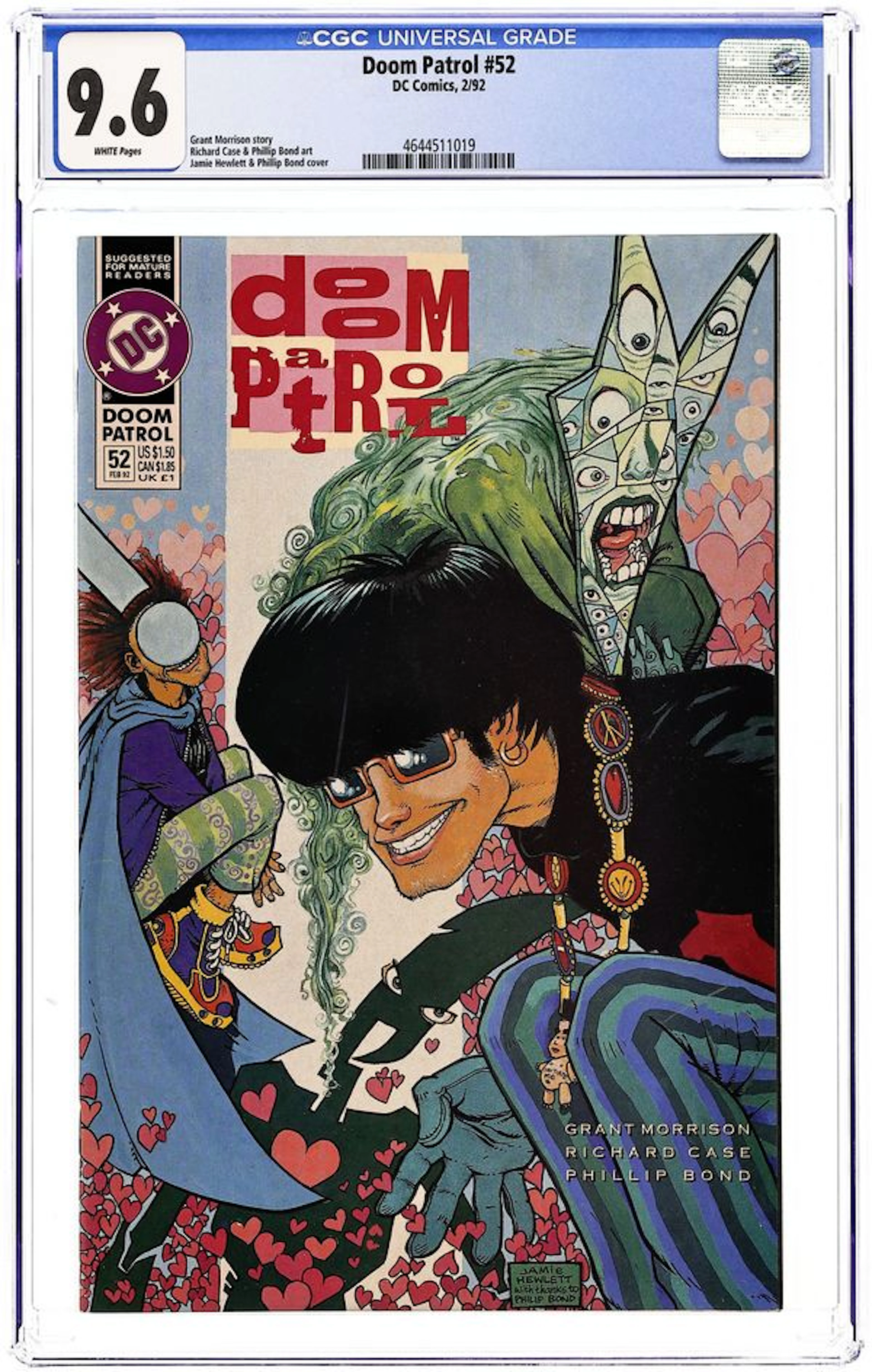 Doom Patrol (1987 2nd Series) 52 CGC 9.6