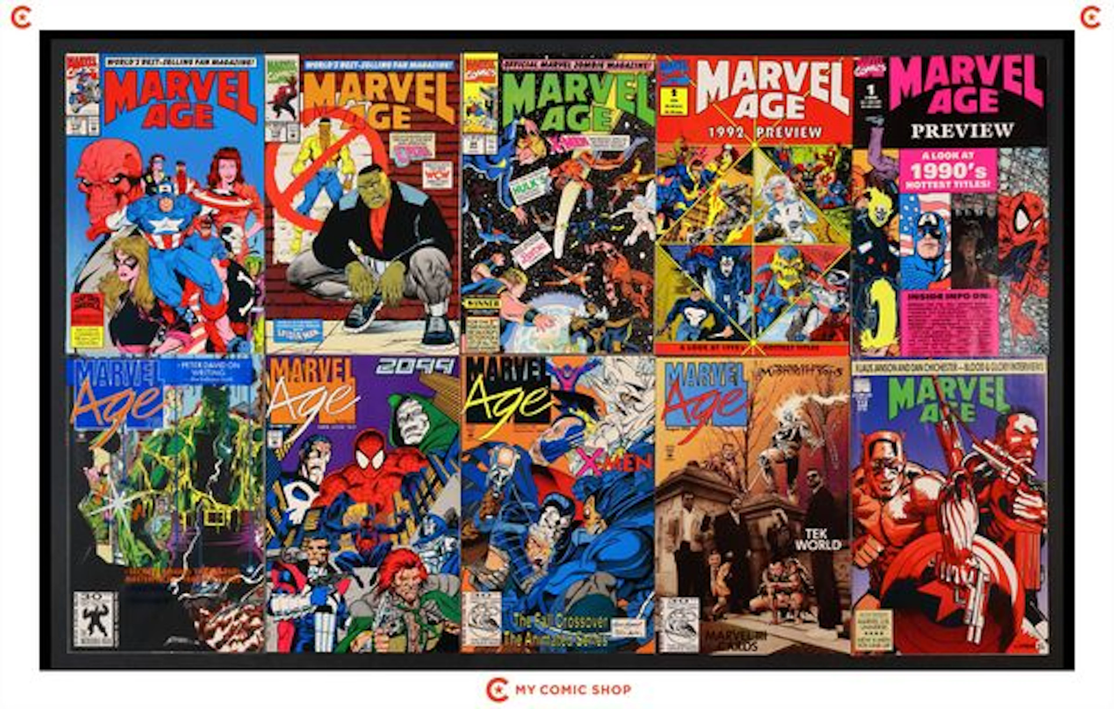 Marvel Age Lot of 18