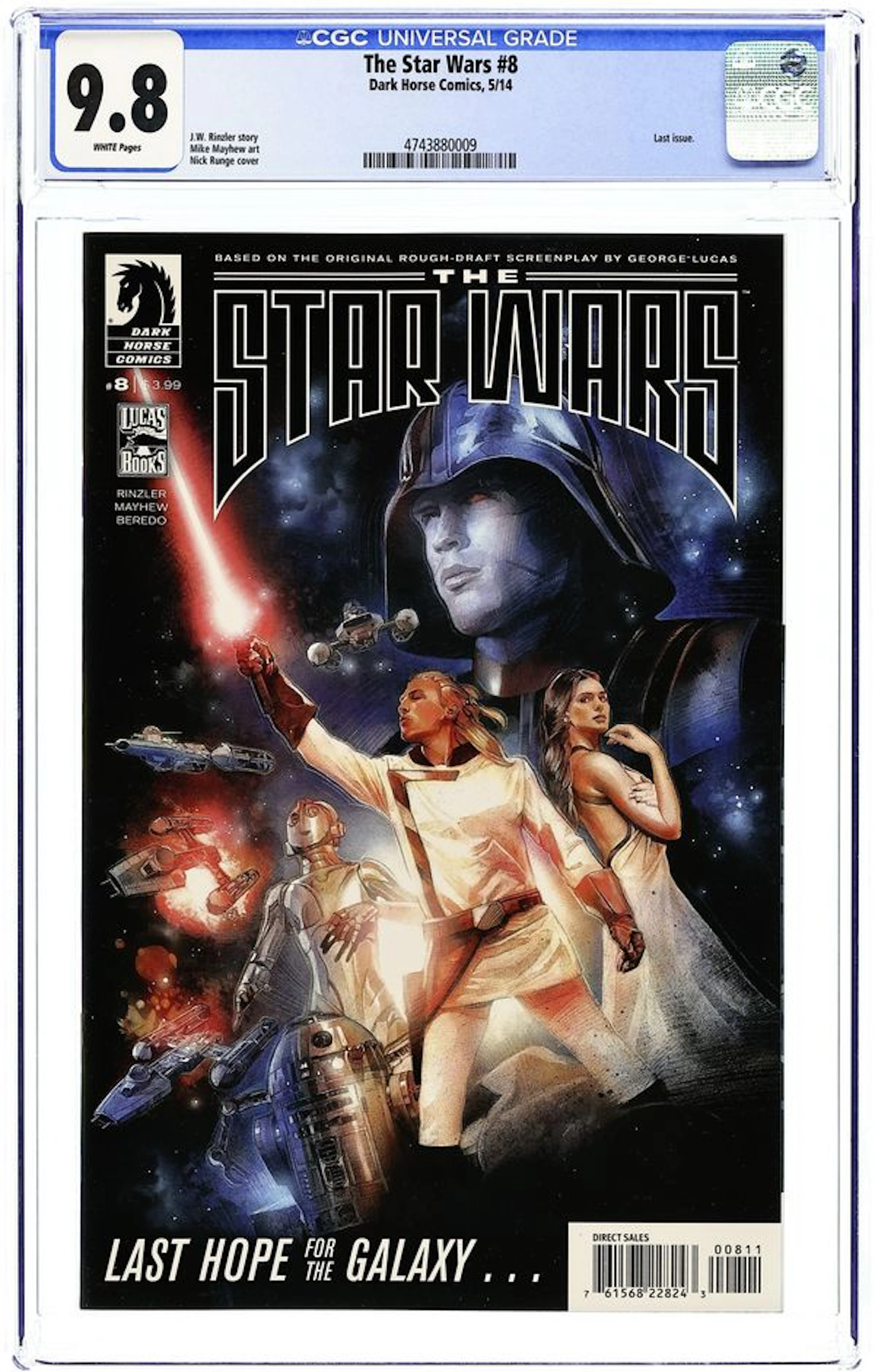 Star Wars (2013 Dark Horse) Lucas Draft 8 CGC 9.8