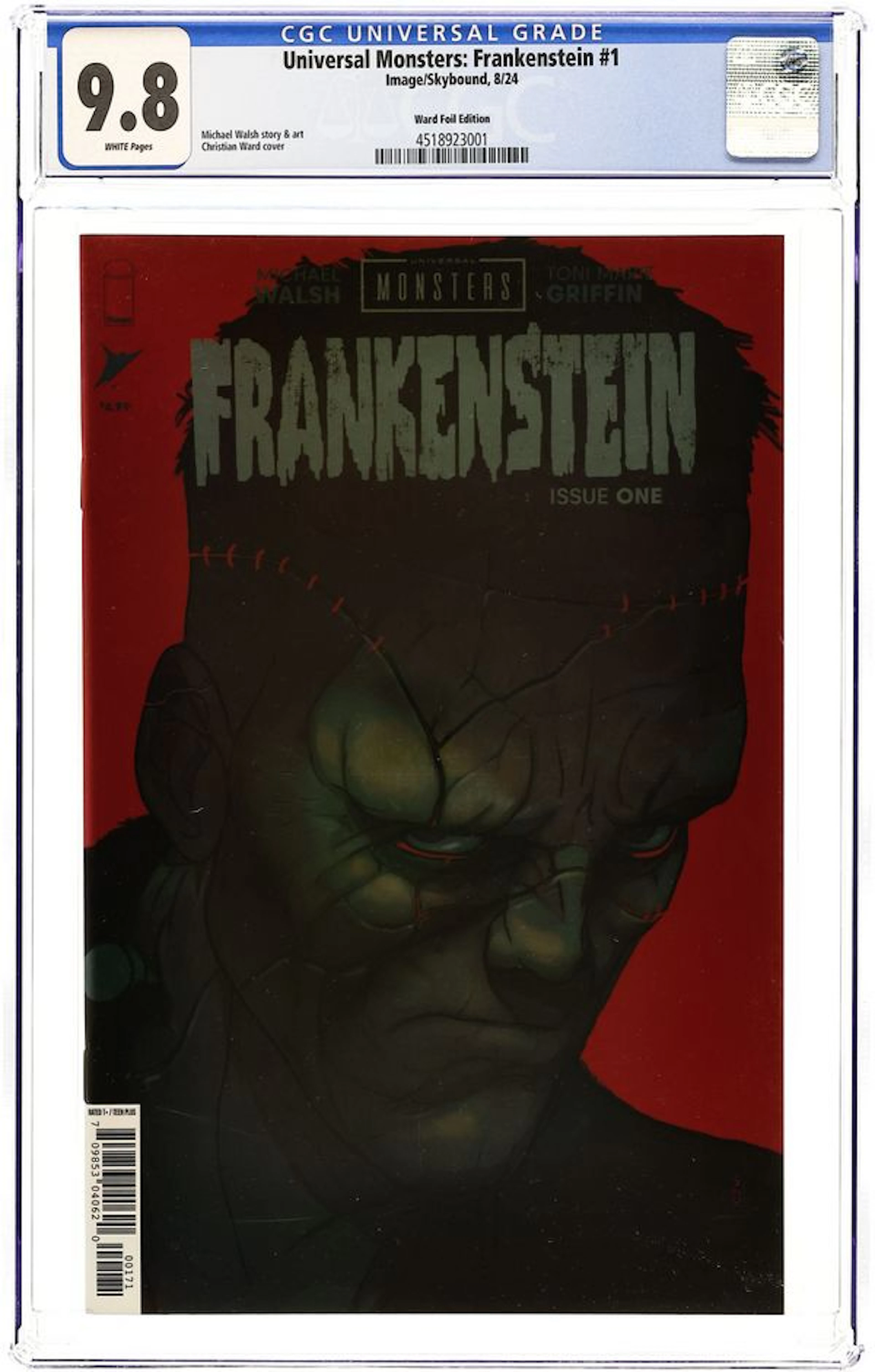 Universal Monsters Frankenstein (2024 Image) 1G CGC 9.8