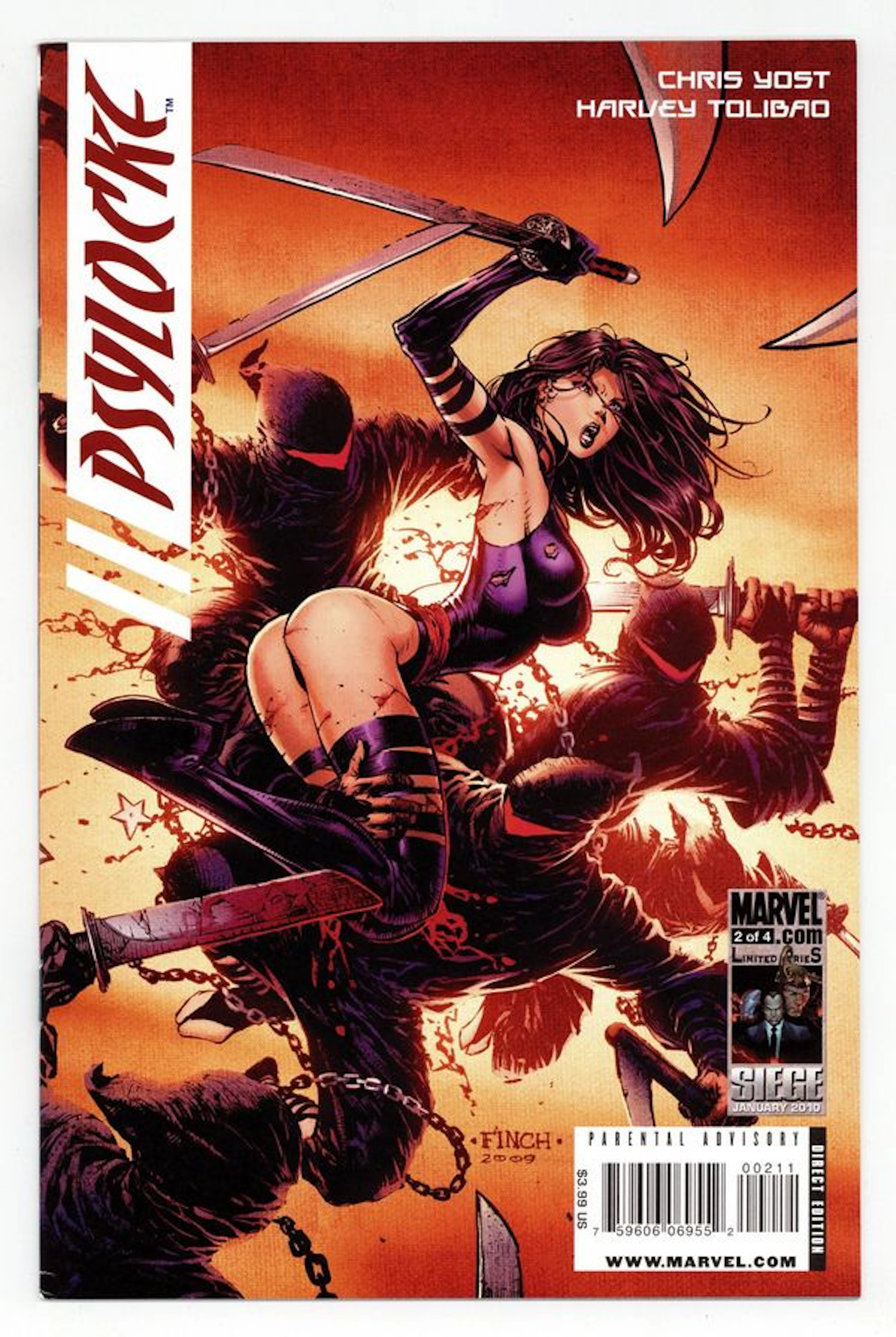 Psylocke (2010 Marvel) 2 FN+ 6.5
