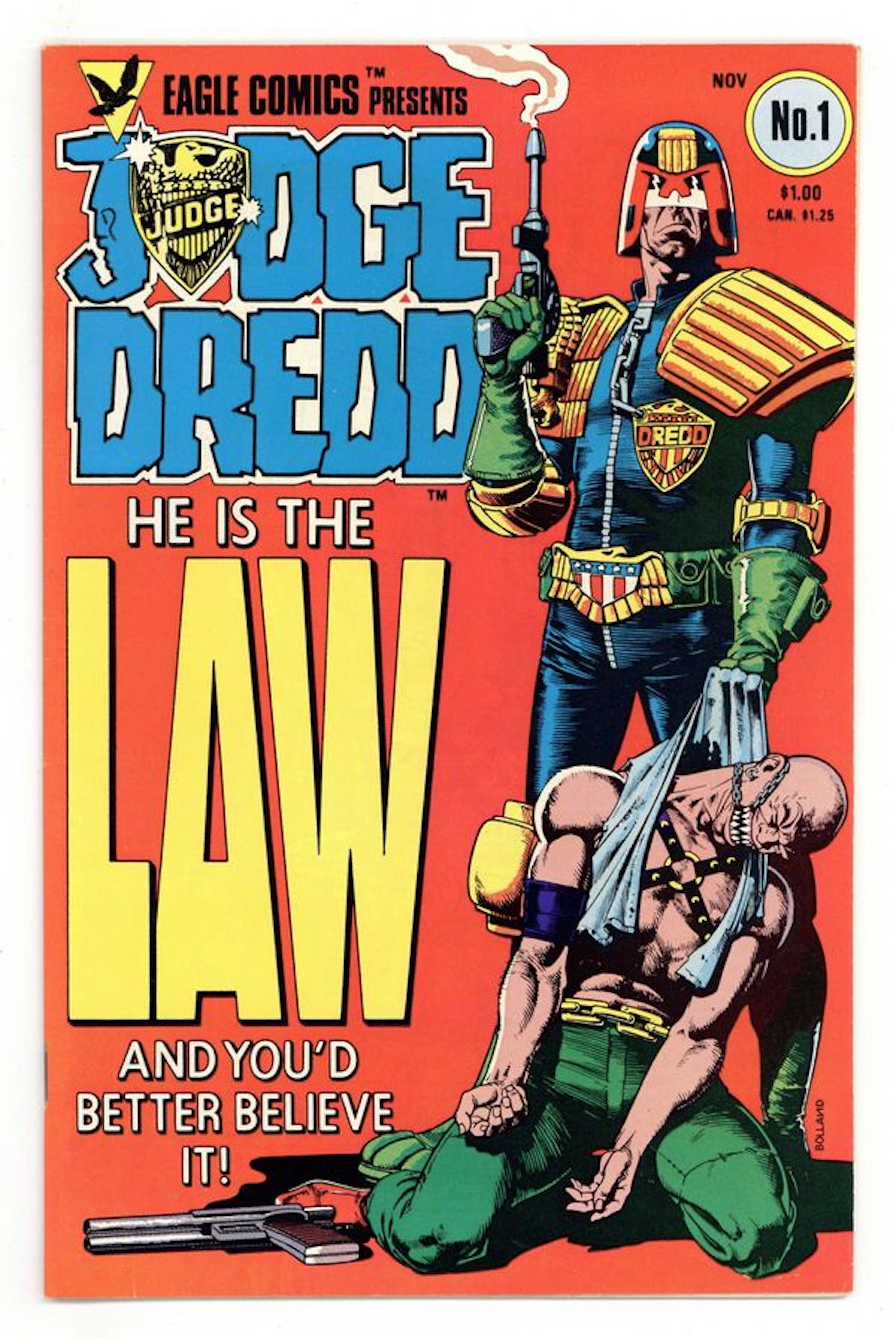 Judge Dredd (1983 Eagle/Quality) 1 VF- 7.5