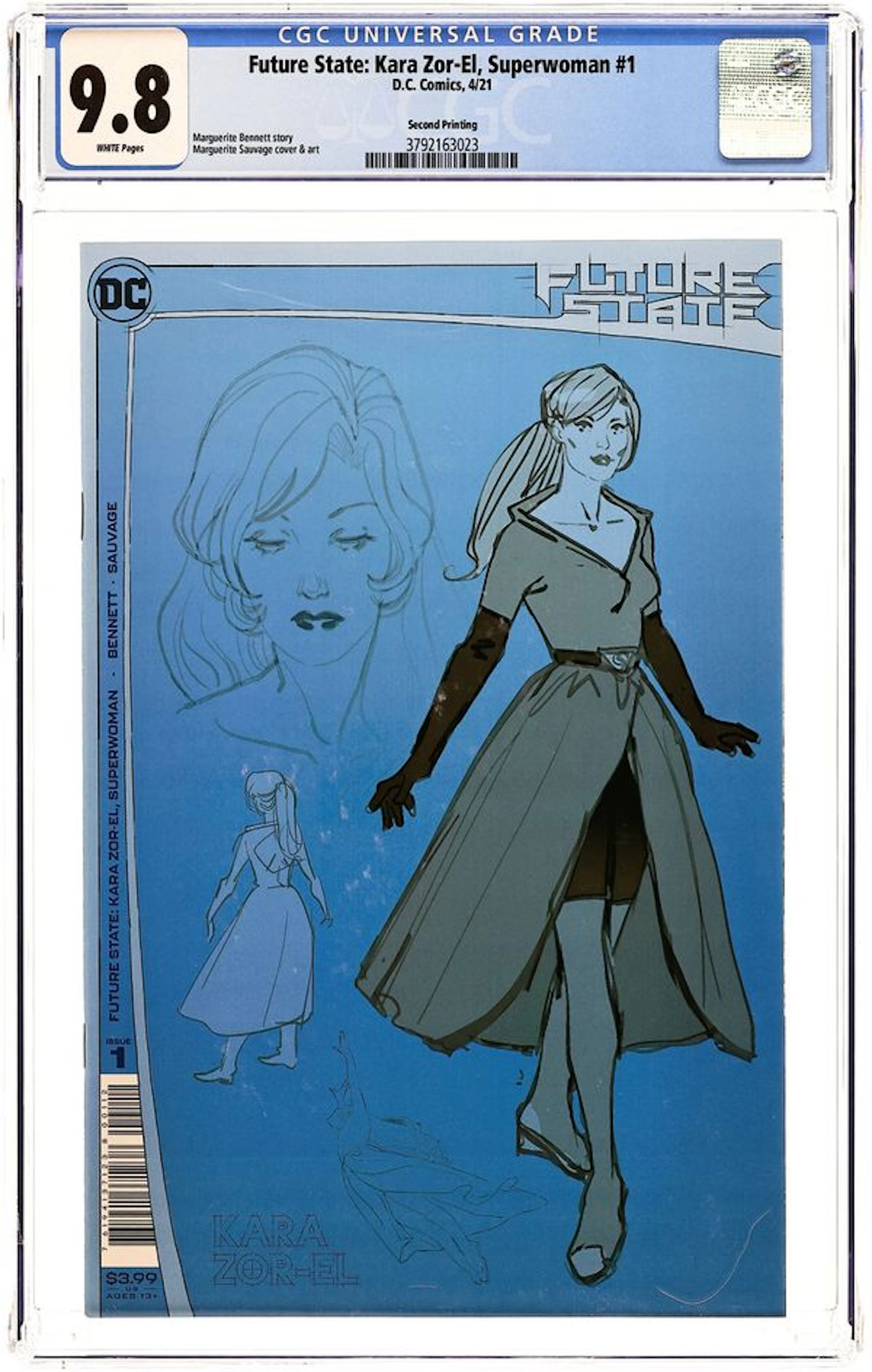 Future State Kara Zor-El Superwoman (2021 DC) 1C CGC 9.8