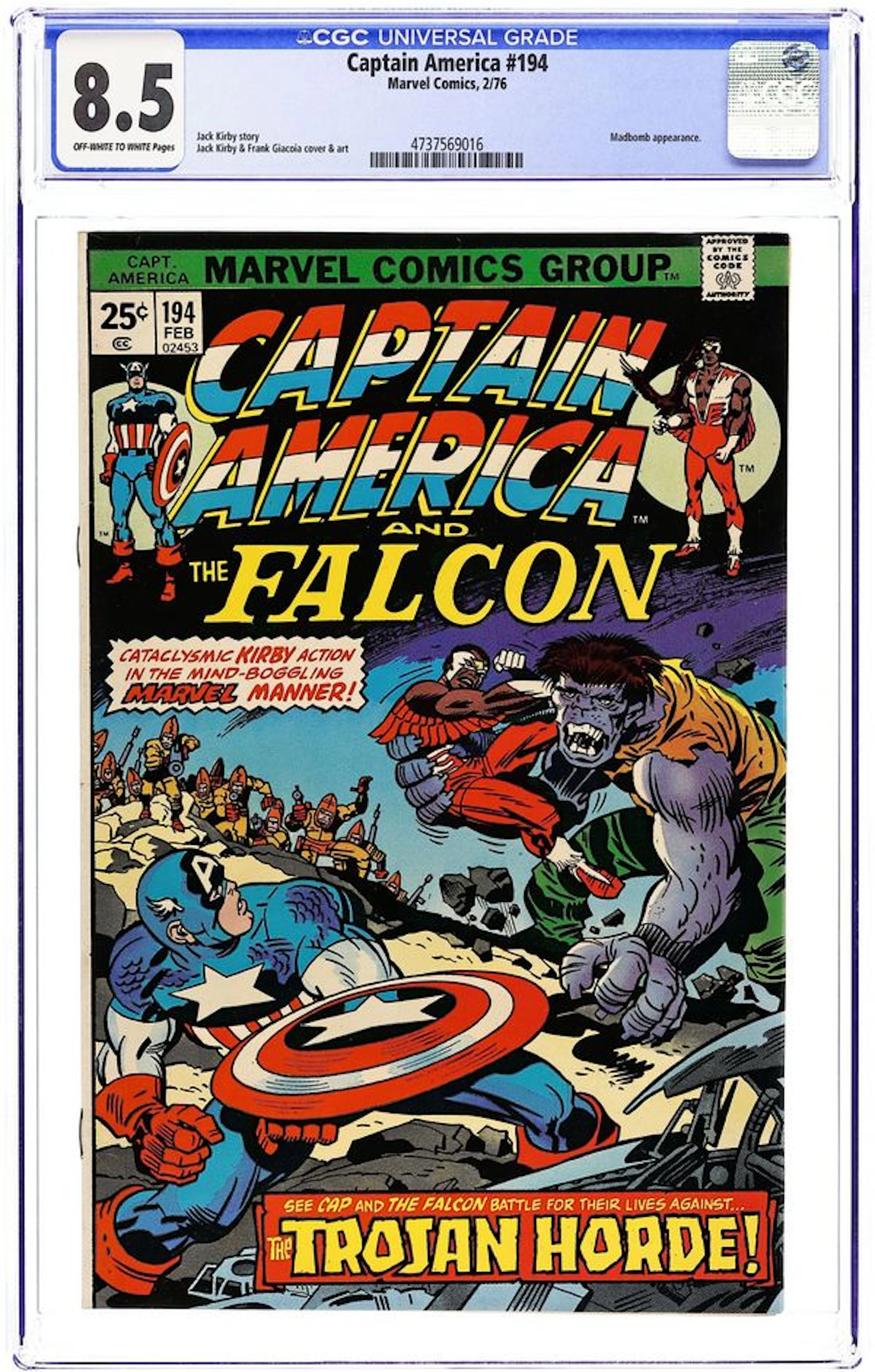 Captain America (1968 1st Series) 194 CGC 8.5