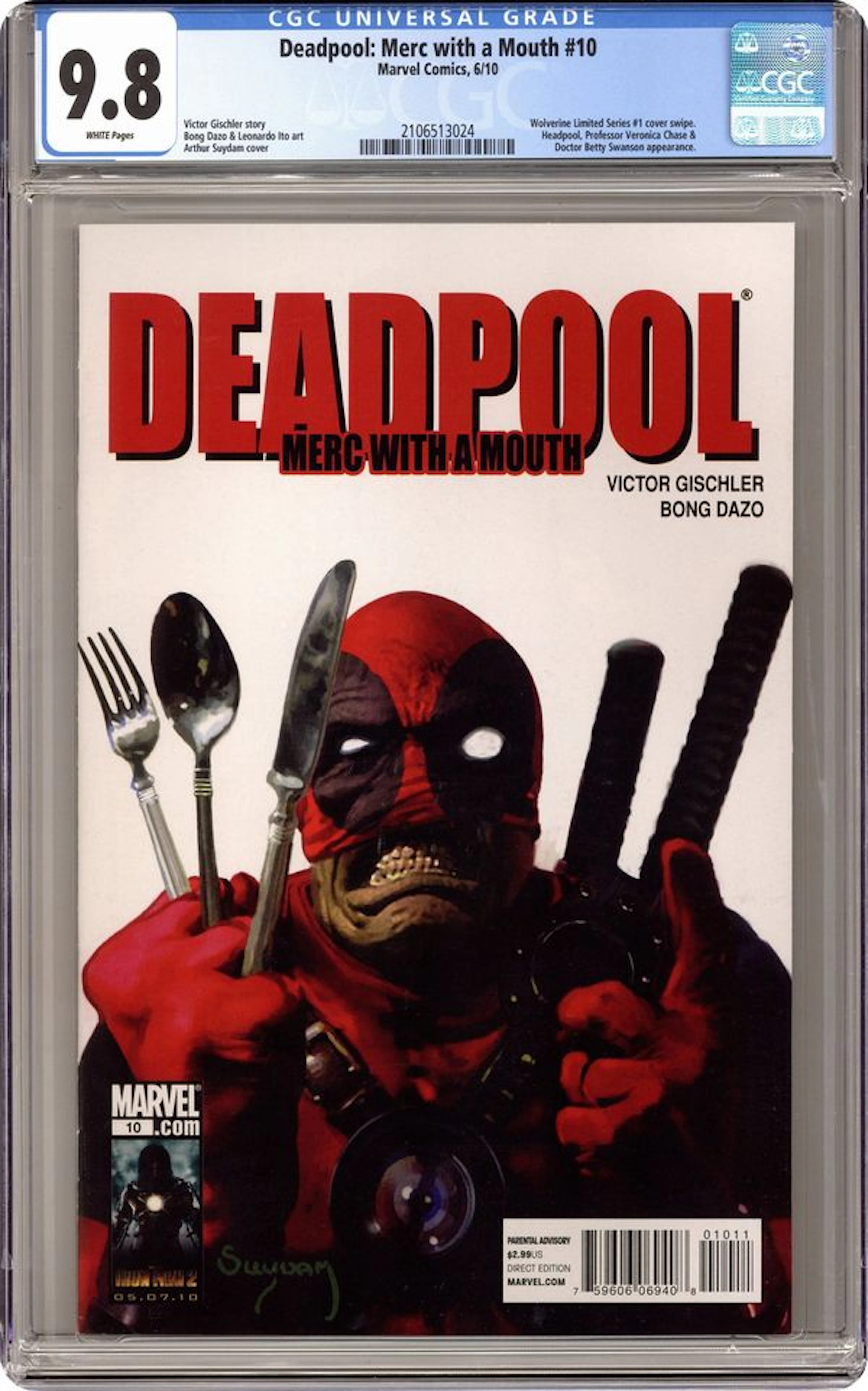Deadpool Merc with a Mouth (2009) 10A CGC 9.8