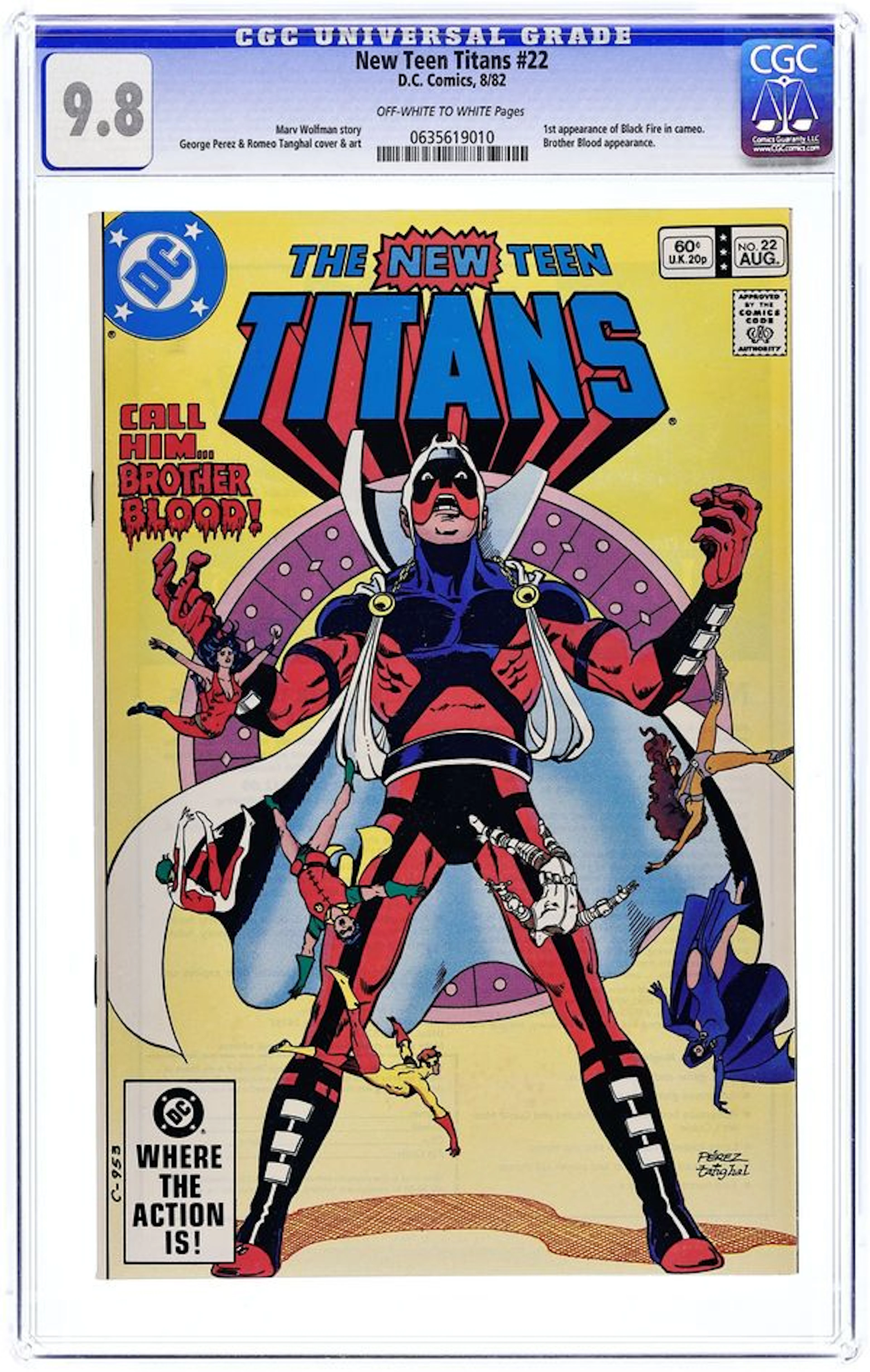 New Teen Titans (1980) (Tales of ...) 22 CGC 9.8