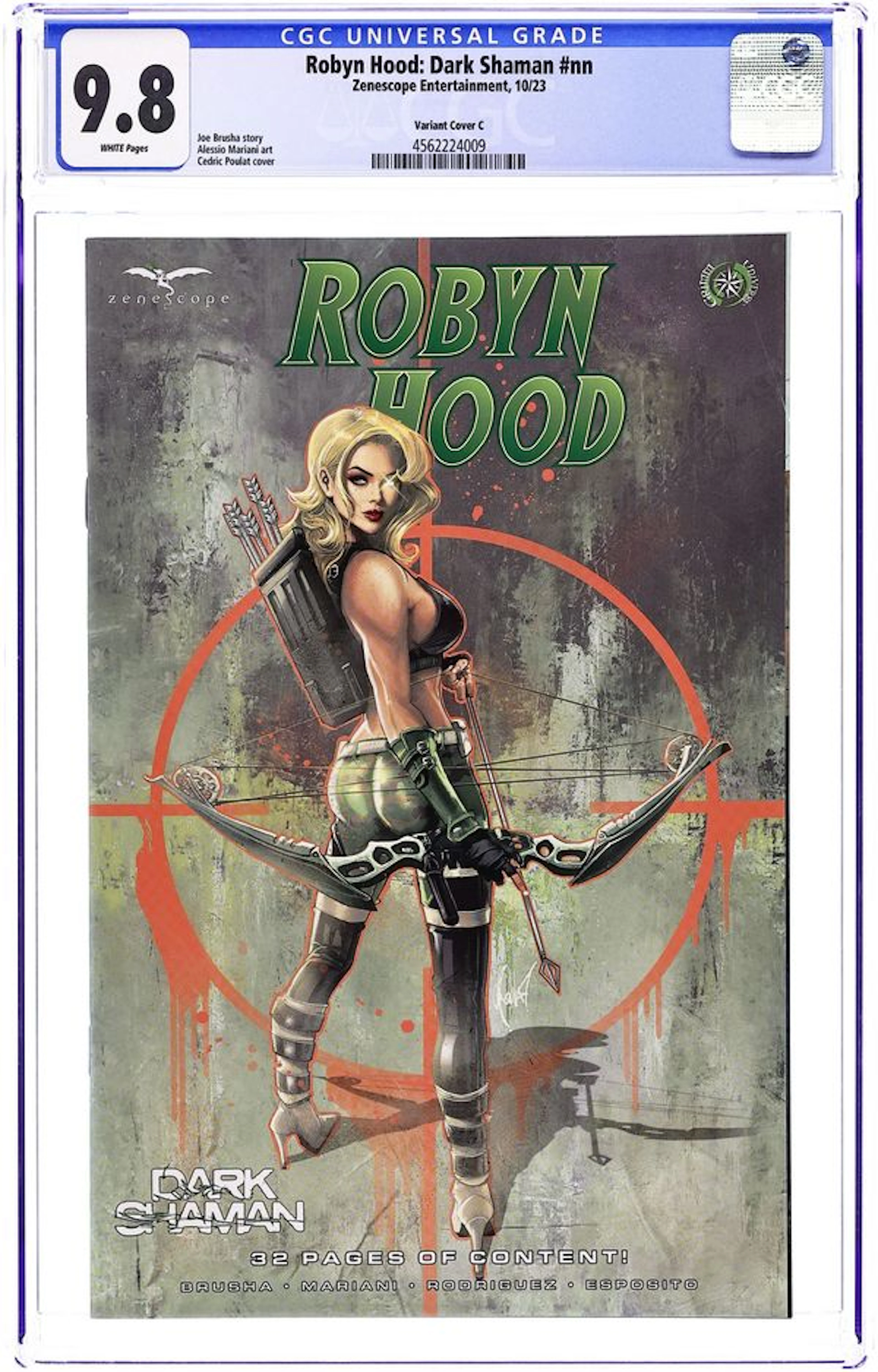 Robyn Hood Dark Shaman (2023 Zenescope) 1C CGC 9.8