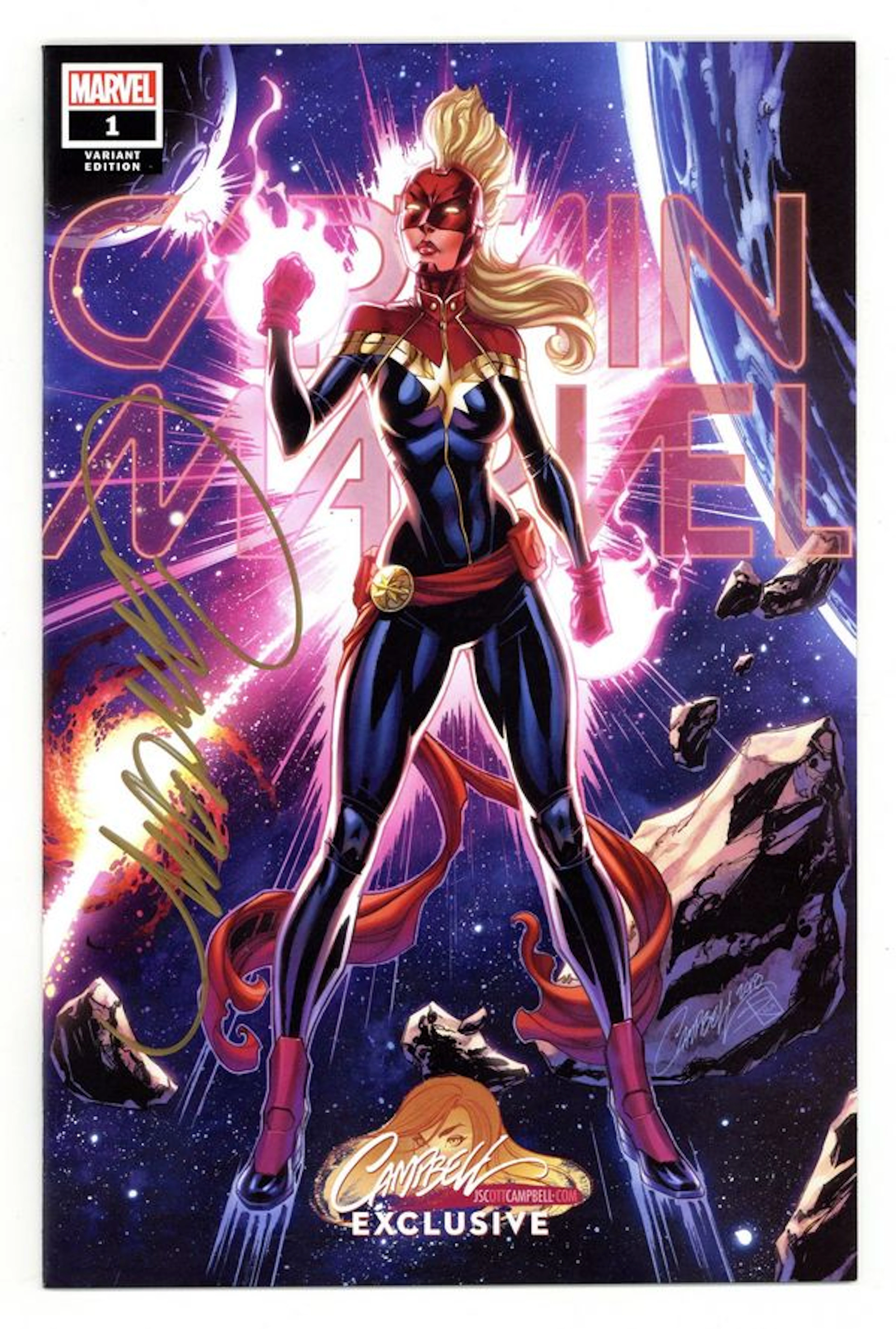 Captain Marvel (2019 11th Series) 1CAMPBELL.G NM 9.4