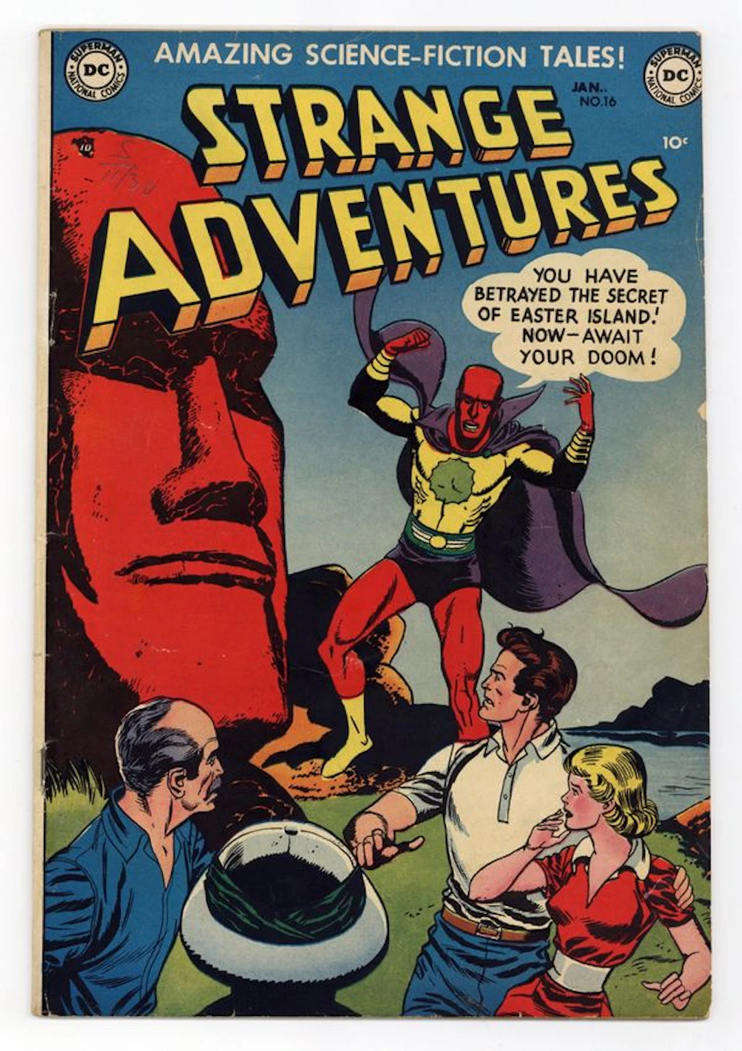Strange Adventures (1950 1st Series) 16 VG- 3.5