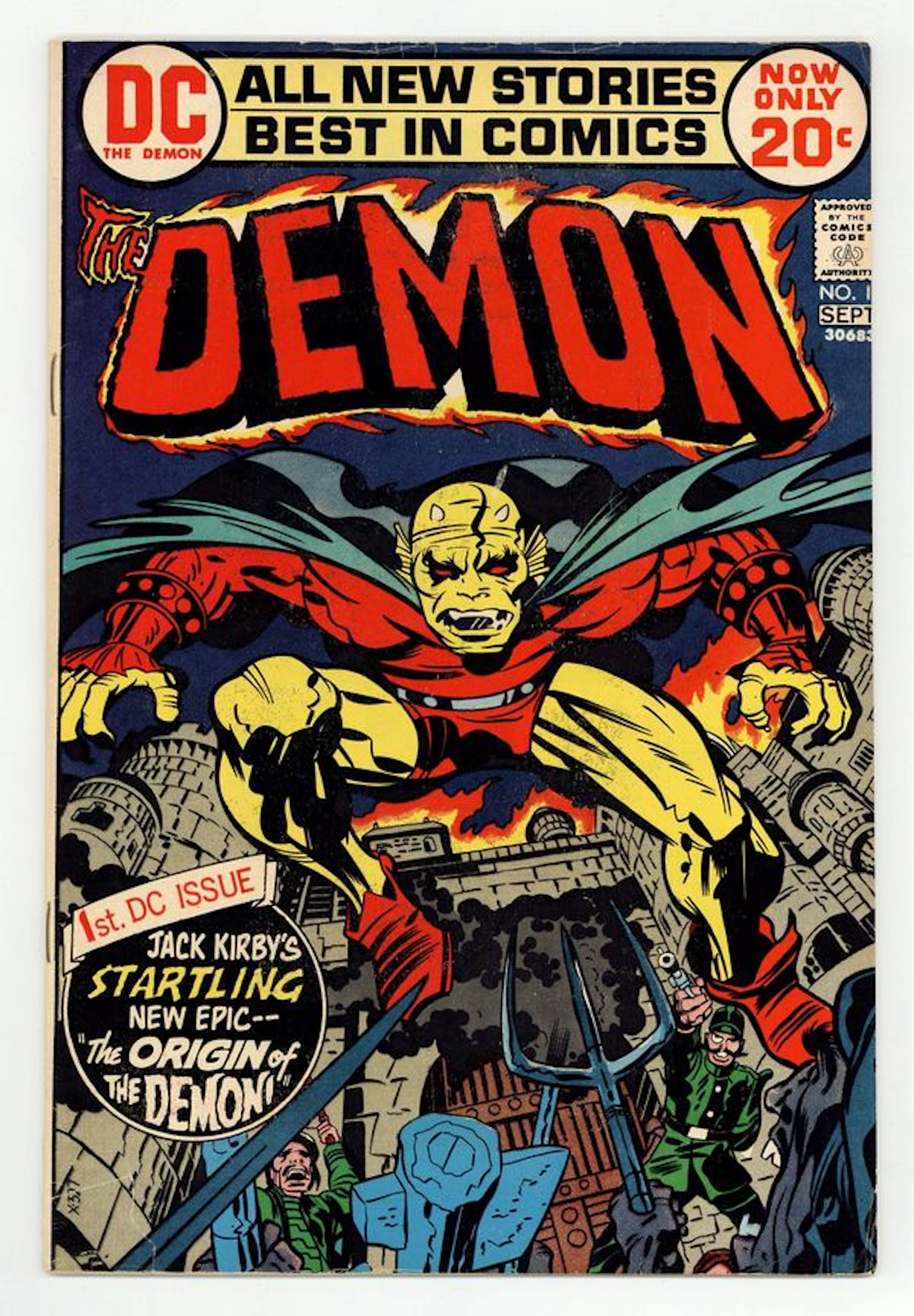 Demon (1972 1st Series) 1 VG- 3.5