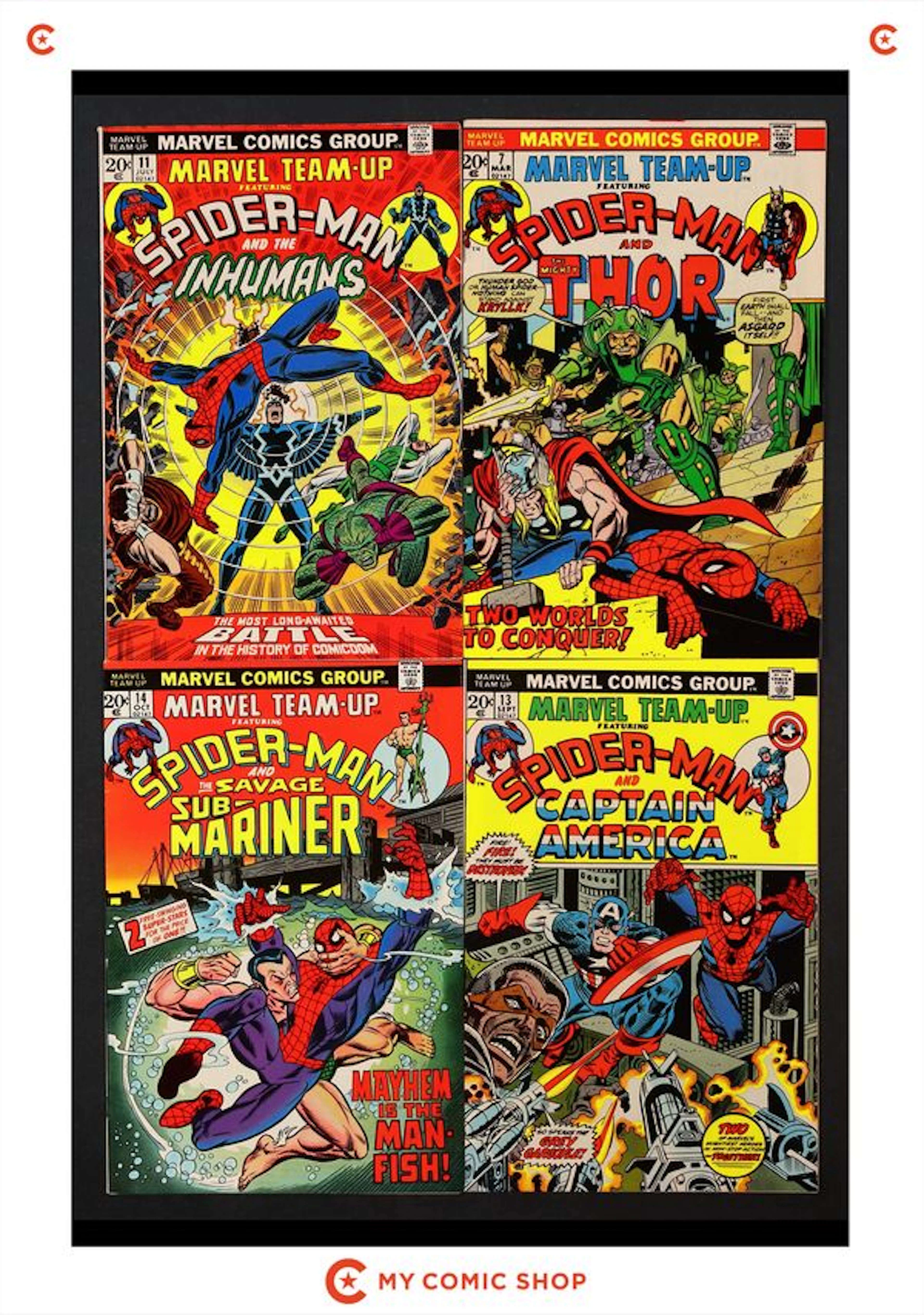 Marvel Team-Up Lot of 4