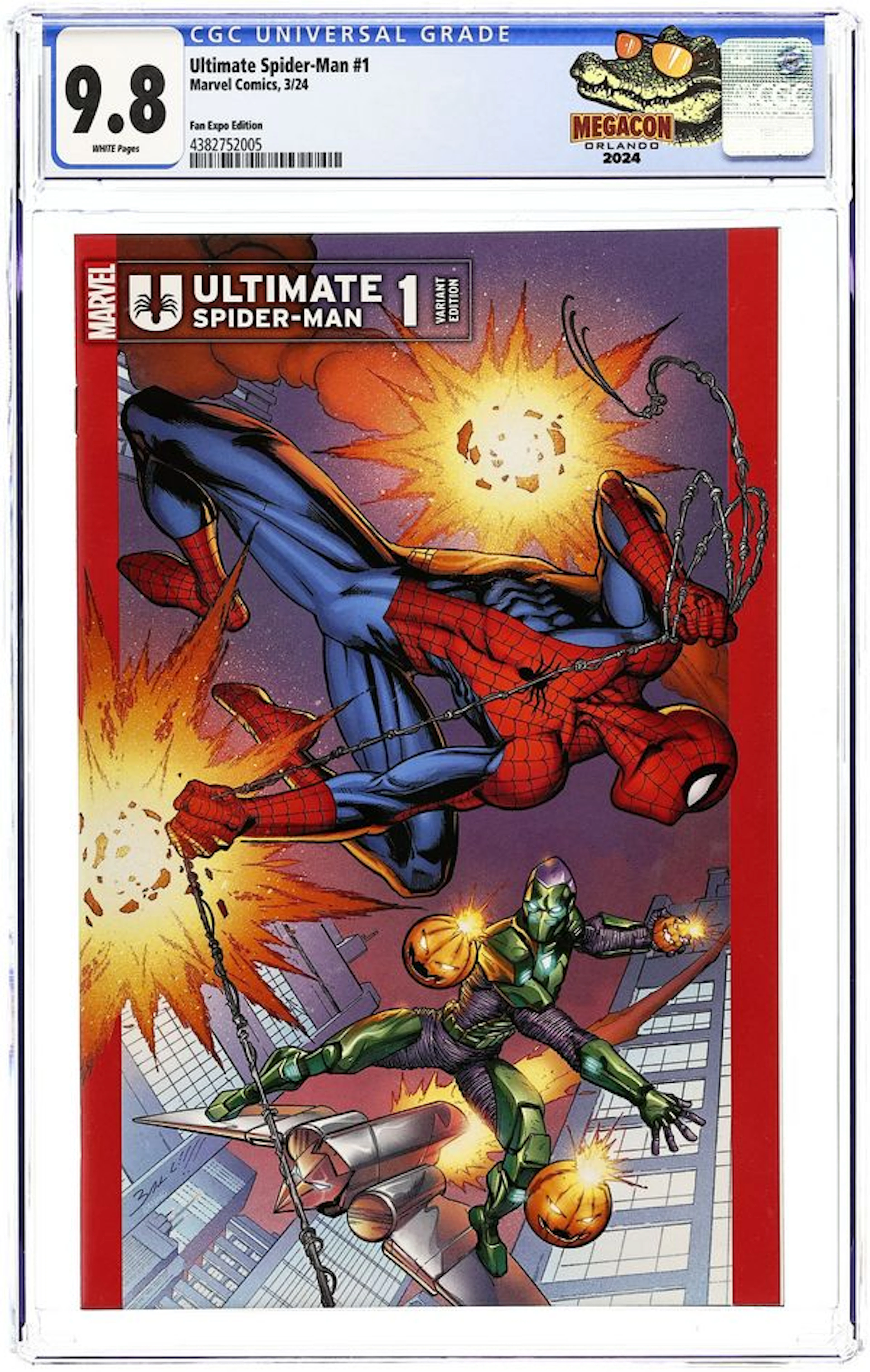 Ultimate Spider-Man (2024 Marvel) 1FANEXPO.A CGC 9.8