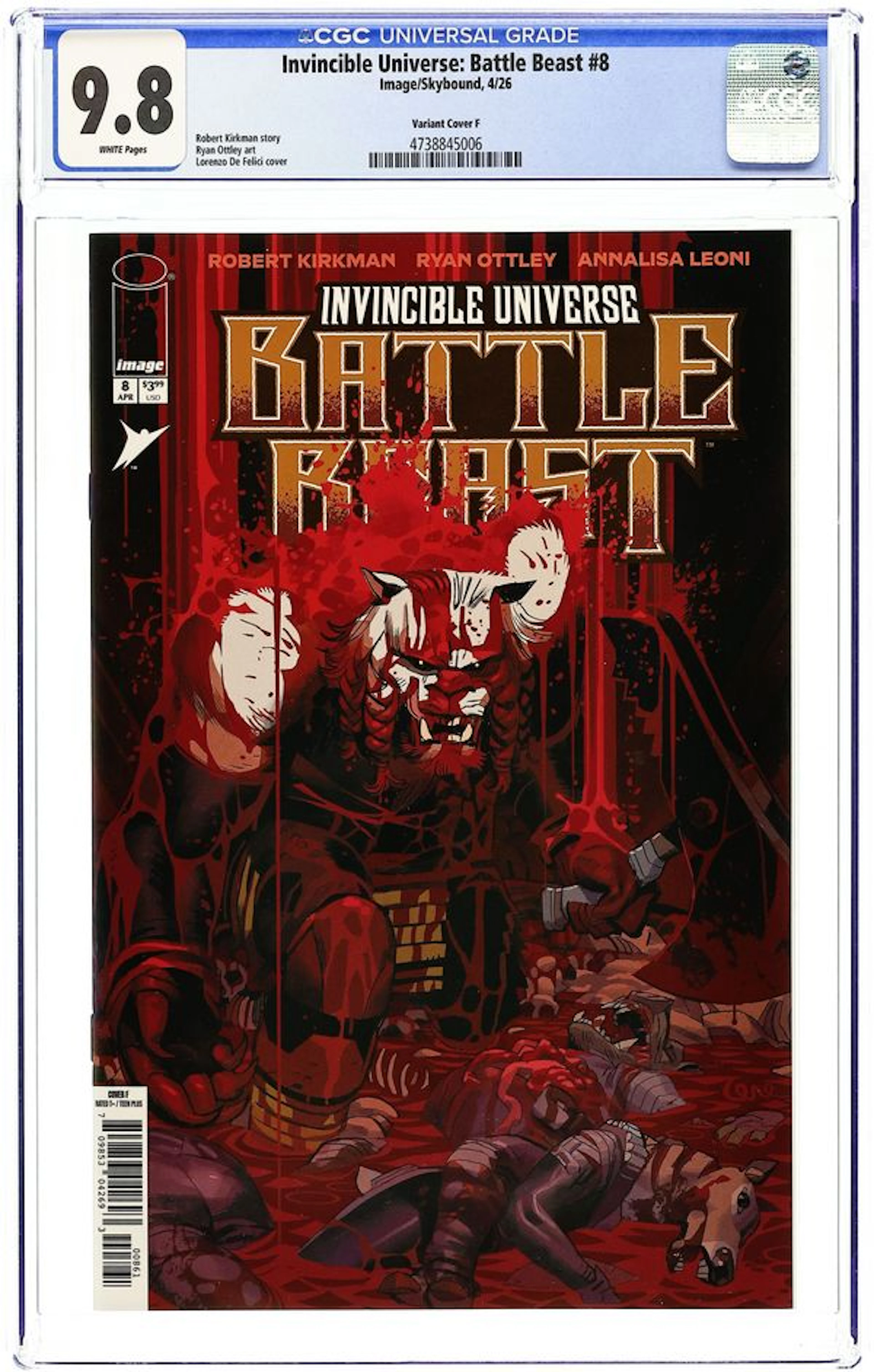 Invincible Universe Battle Beast (2025 Image) 8F CGC 9.8