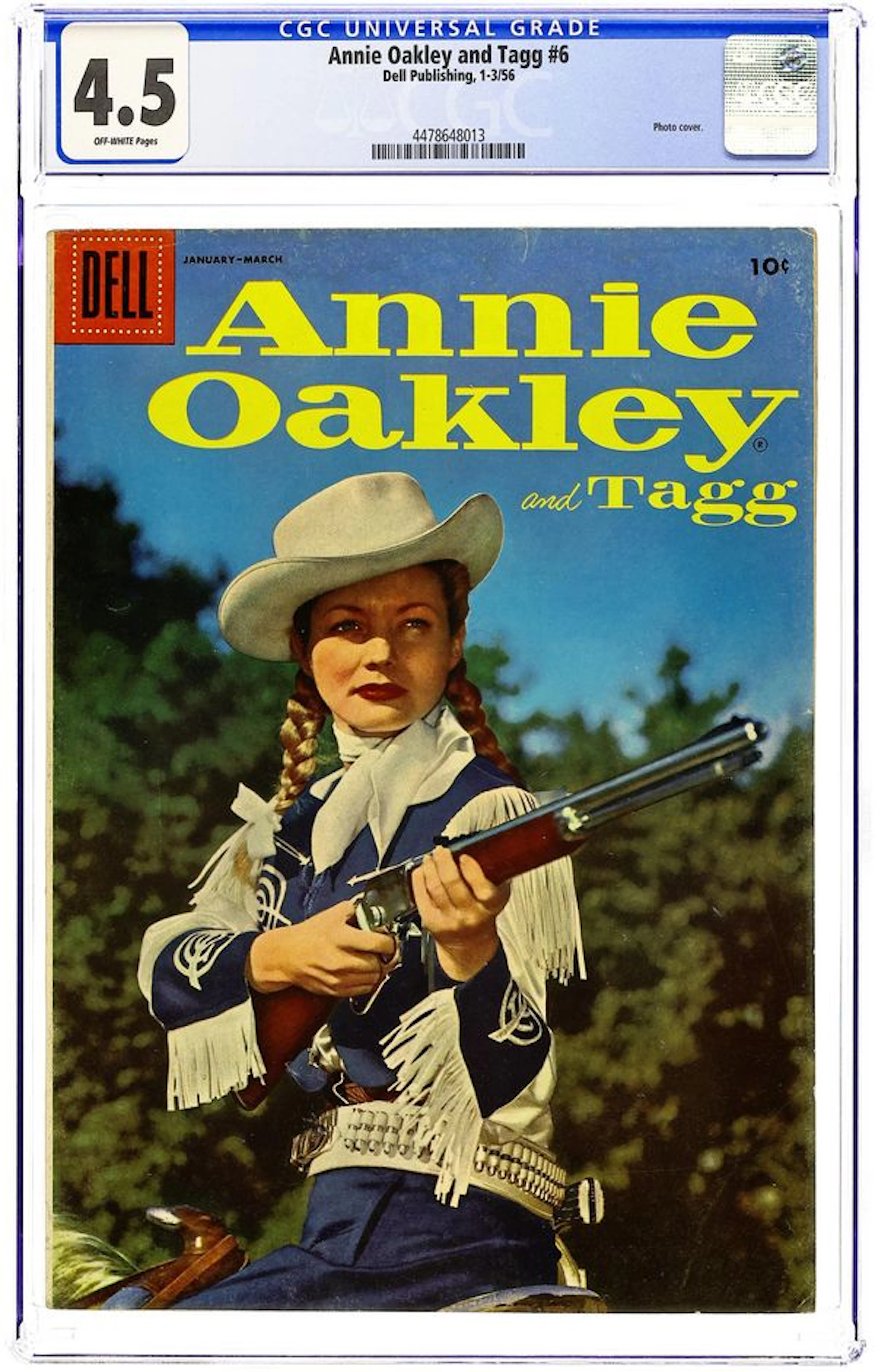 Annie Oakley and Tagg (1955-1959 Dell) 6 CGC 4.5