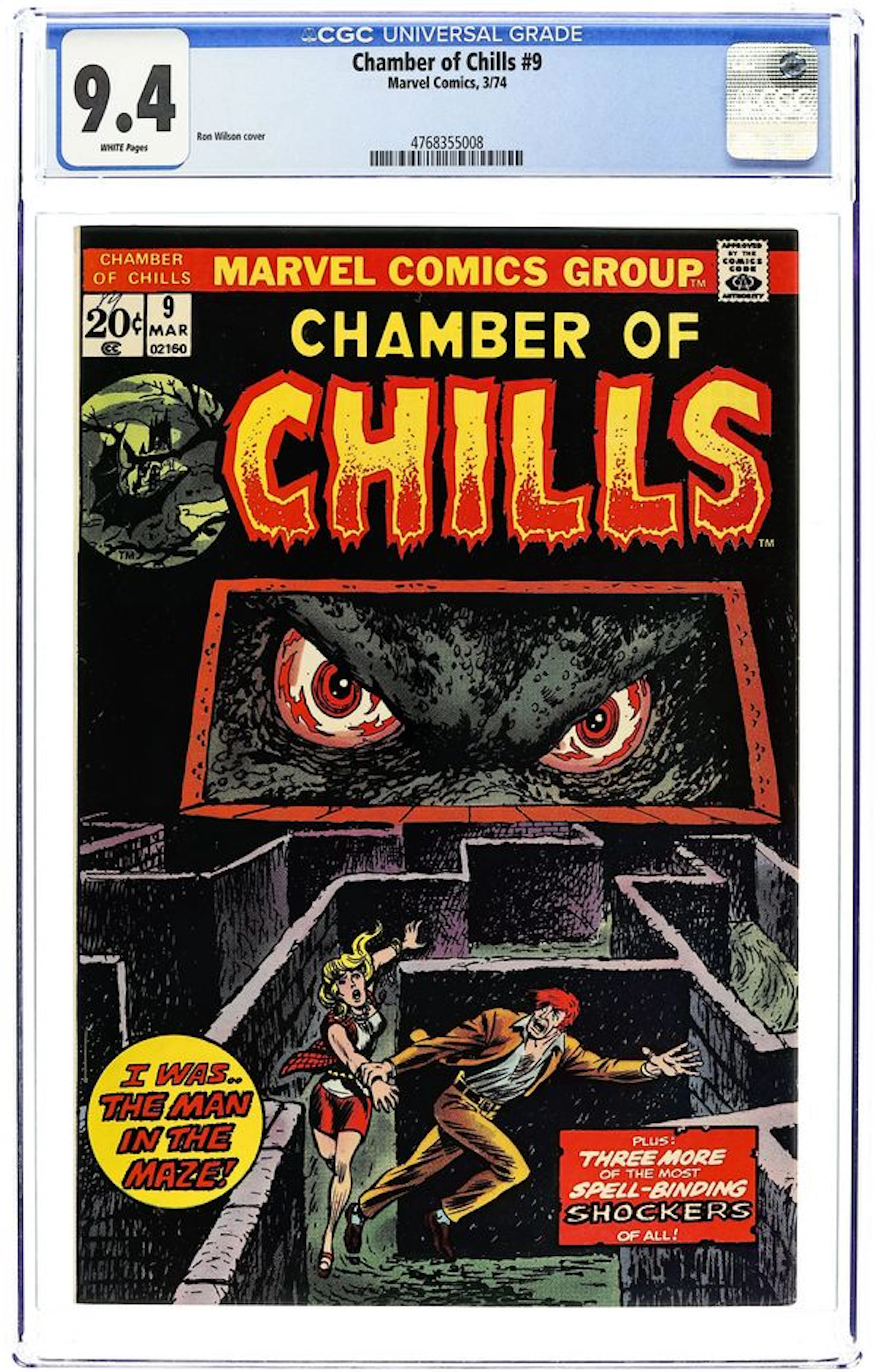 Chamber of Chills (1972 Marvel) 9 CGC 9.4
