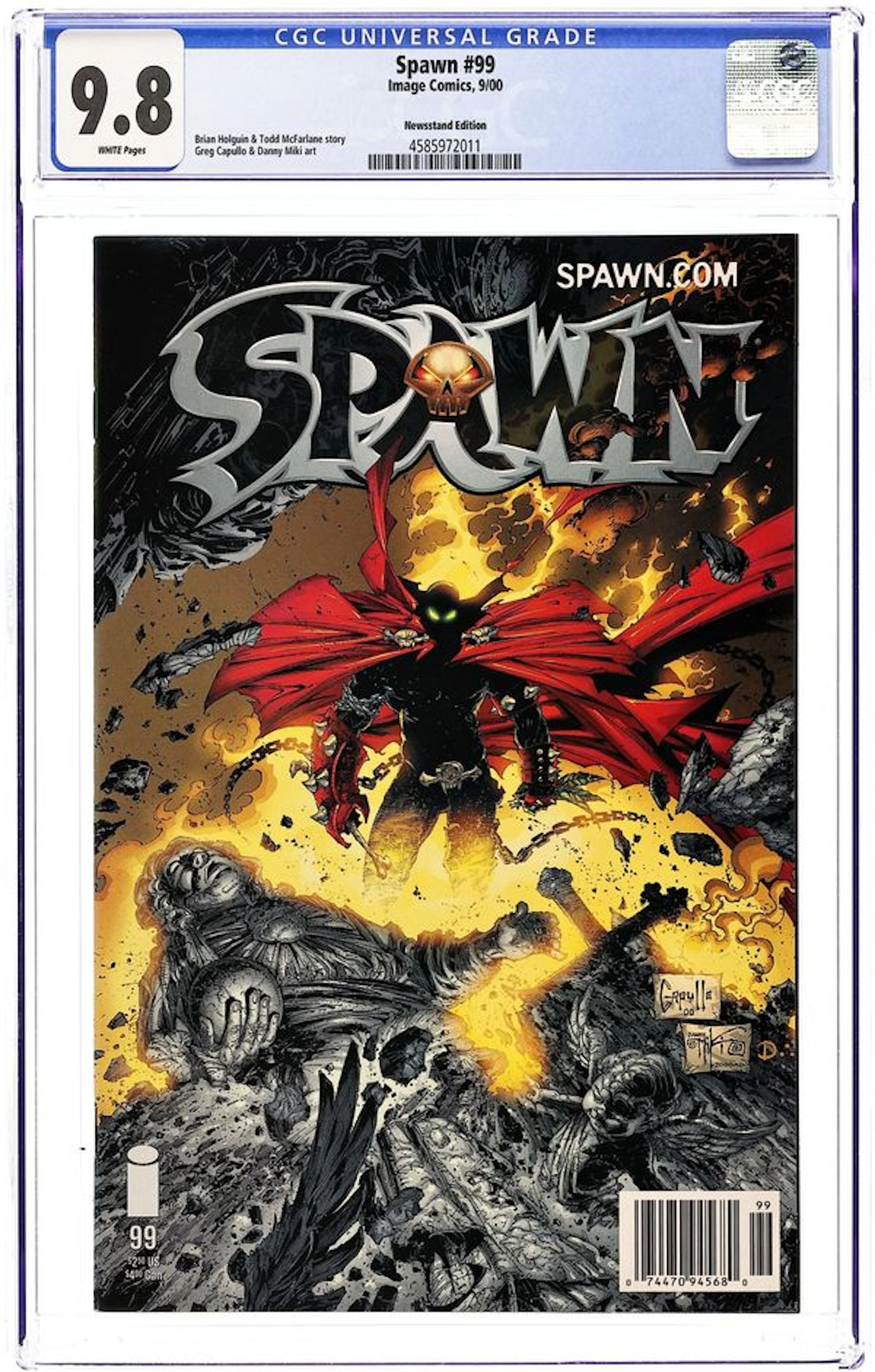 Spawn (1992 Image) 99N CGC 9.8