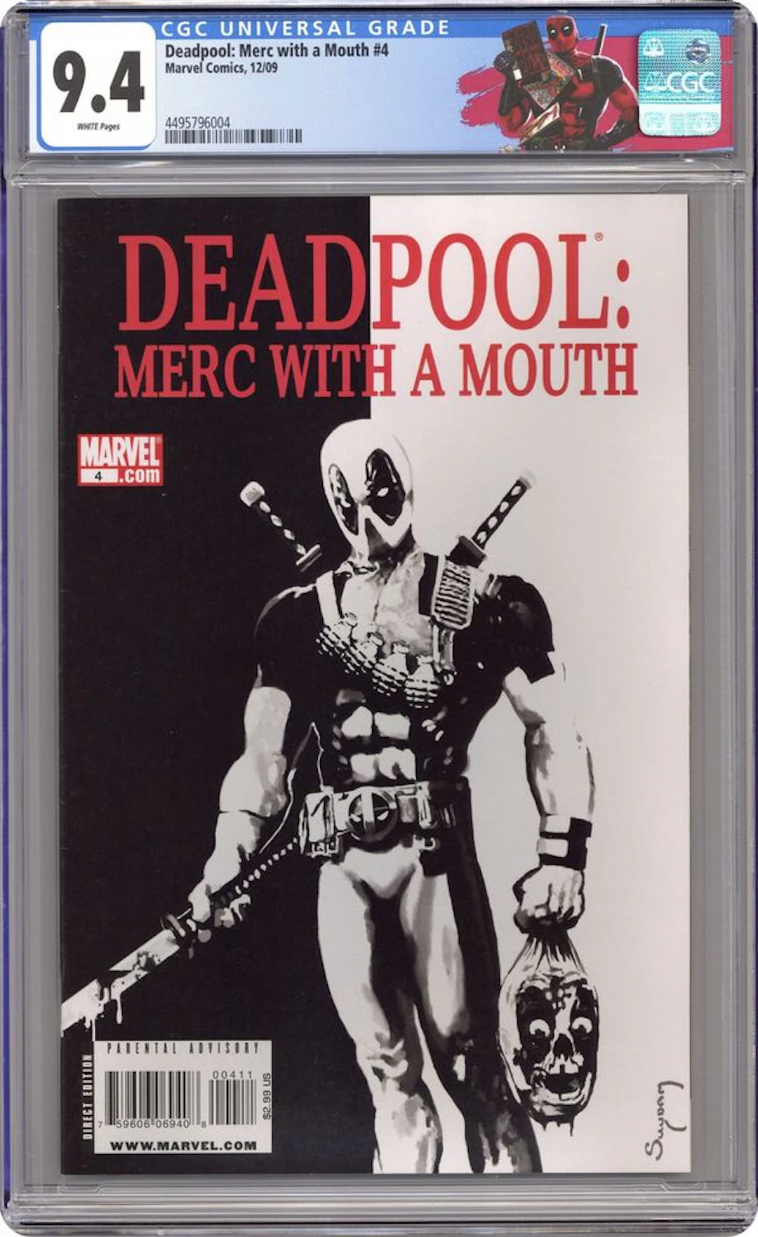 Deadpool Merc with a Mouth (2009) 4 CGC 9.4