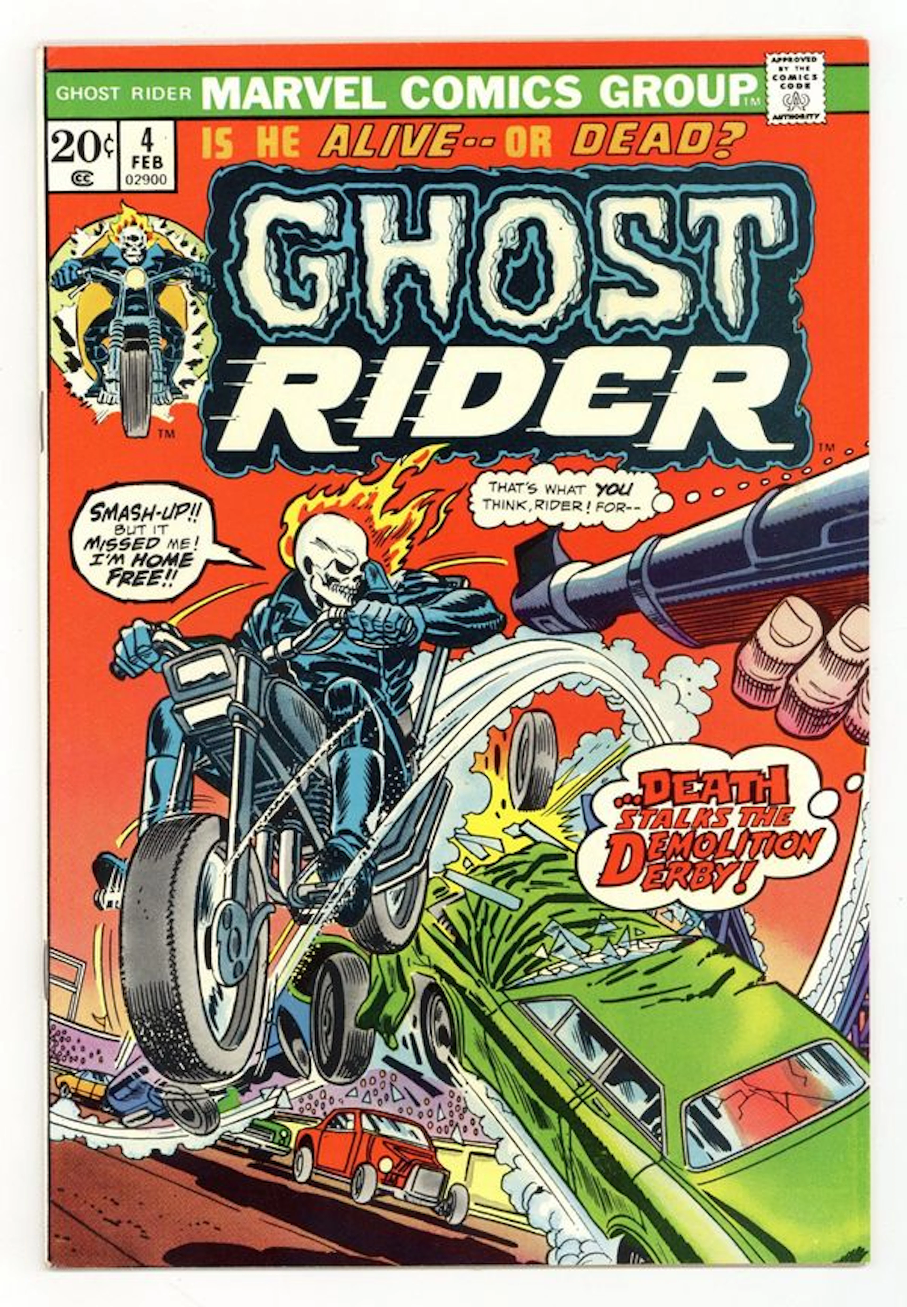Ghost Rider (1973 1st Series) 4 FN/VF 7.0