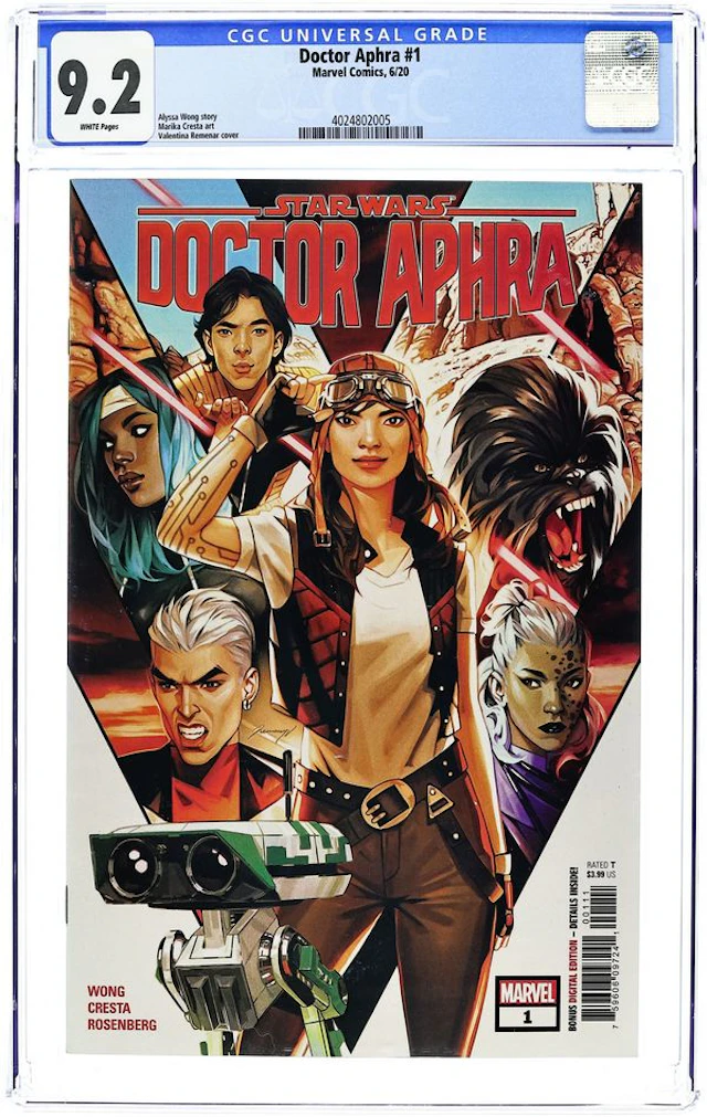 Star Wars Doctor Aphra (2020 Marvel) 1A CGC 9.2