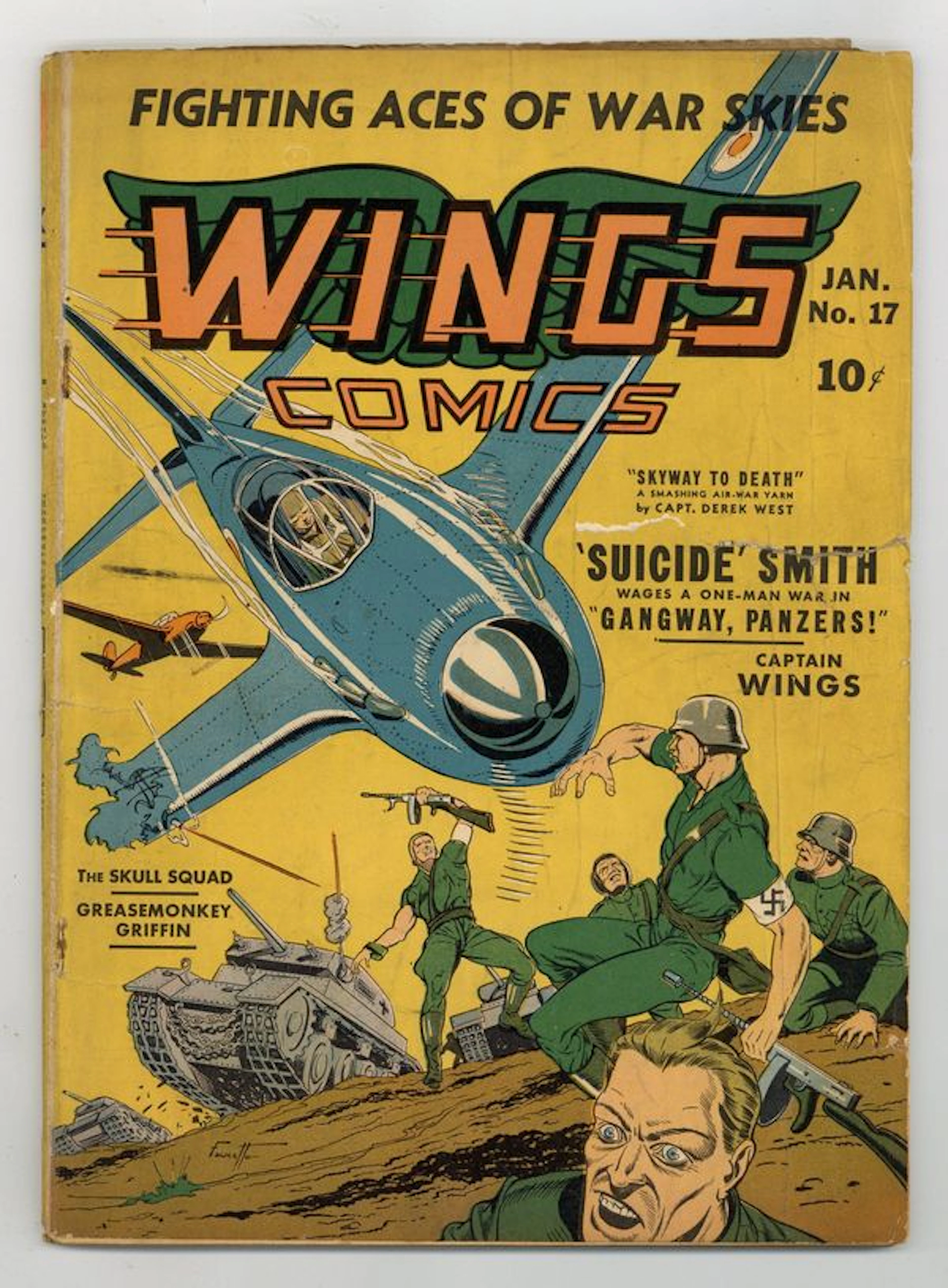 Wings Comics (1940) 17 GD- 1.8