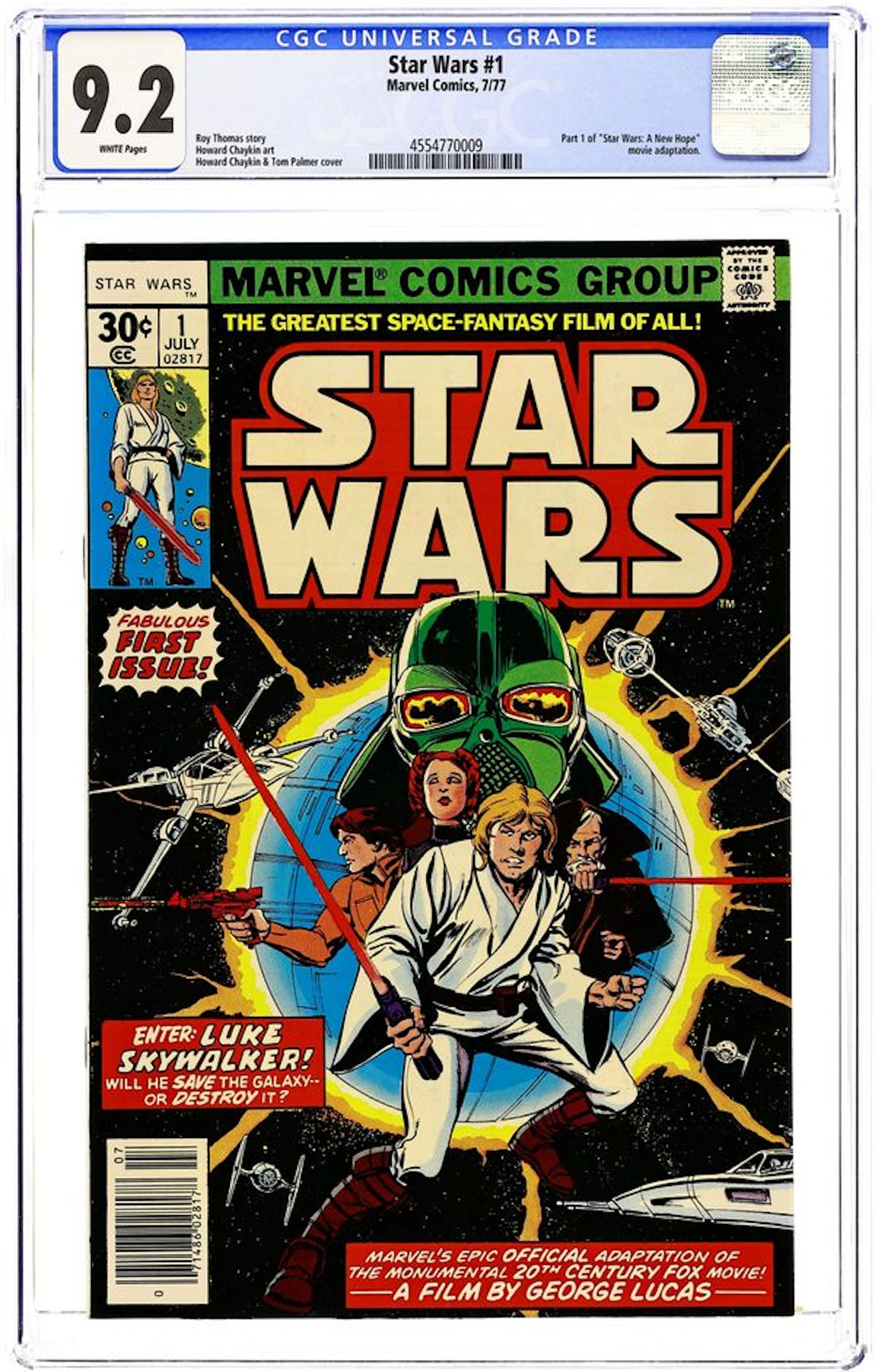 Star Wars (1977 Marvel) 1 CGC 9.2