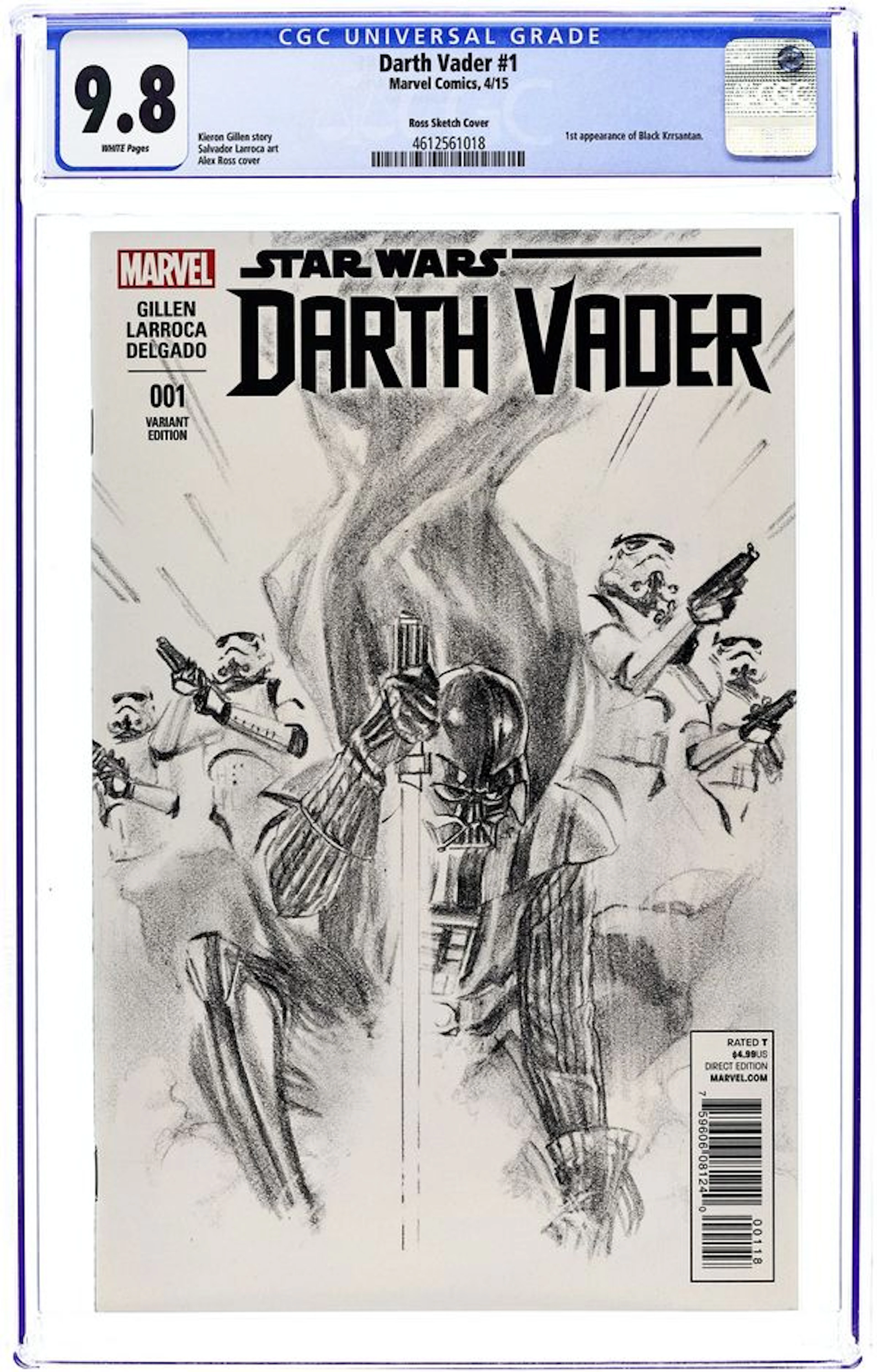 Star Wars Darth Vader (2015 Marvel) 1E CGC 9.8