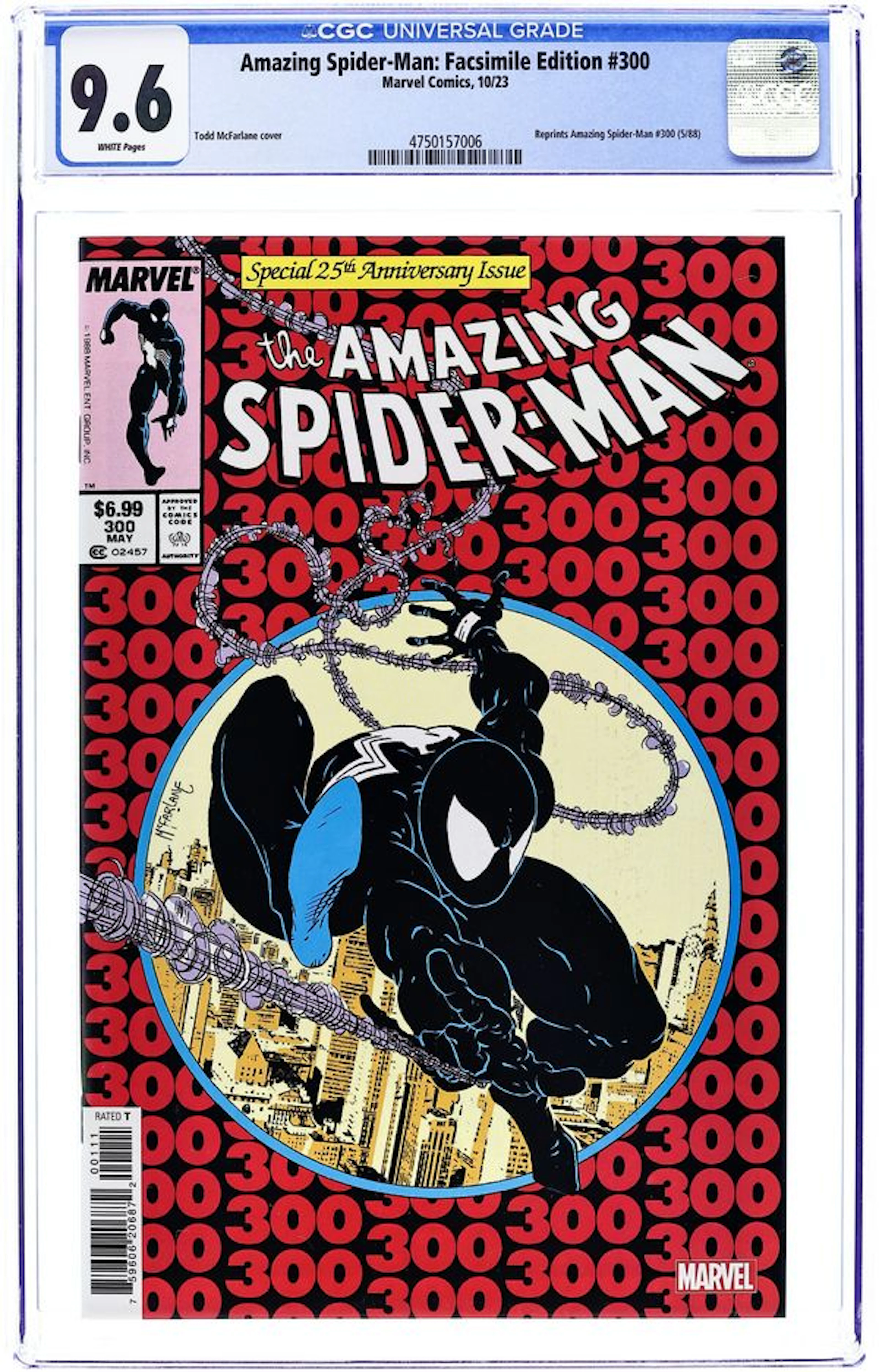 Amazing Spider-Man (1963 1st Series) Facsimile Edition 300A CGC 9.6