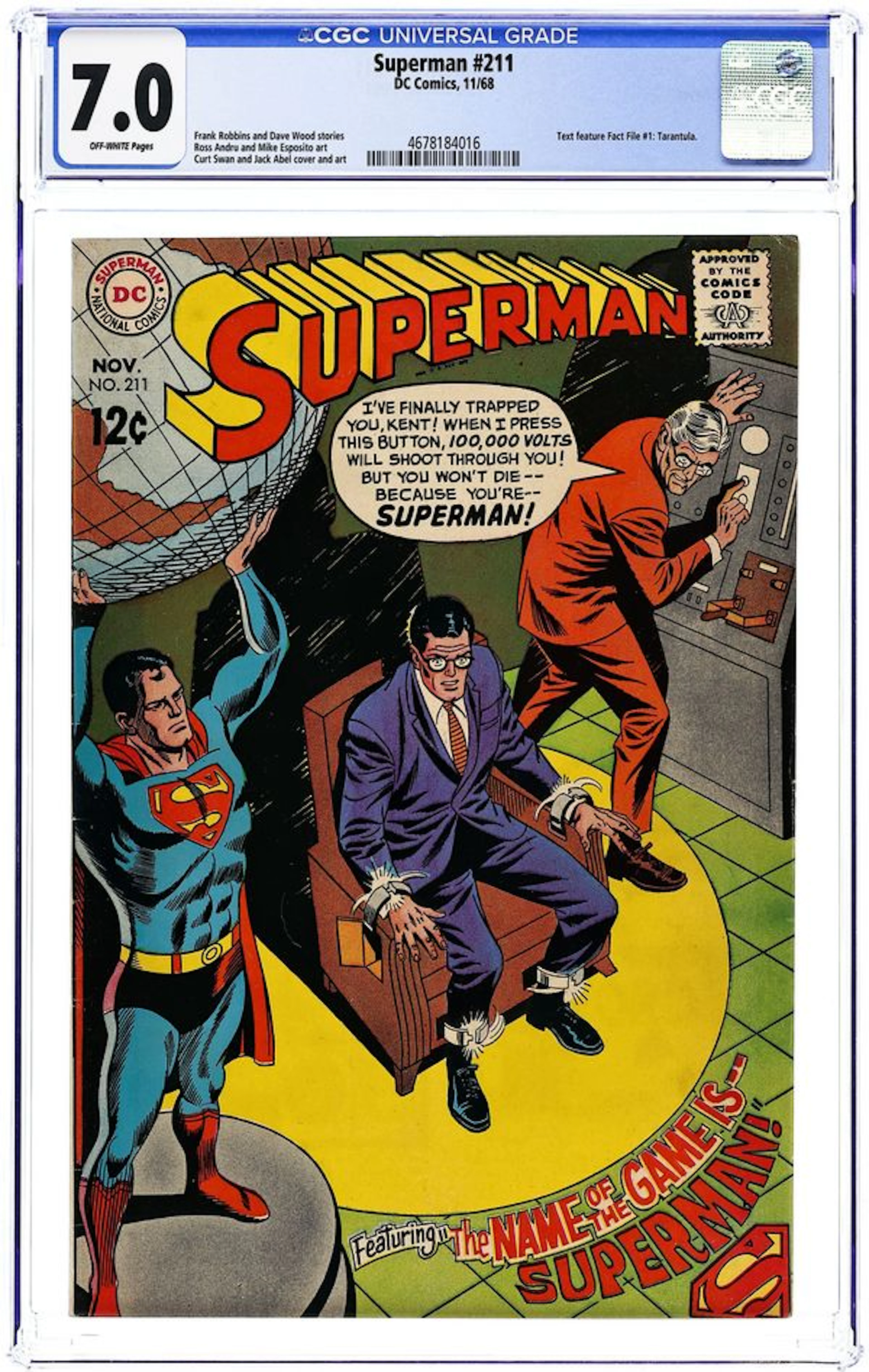 Superman (1939 1st Series) 211 CGC 7.0