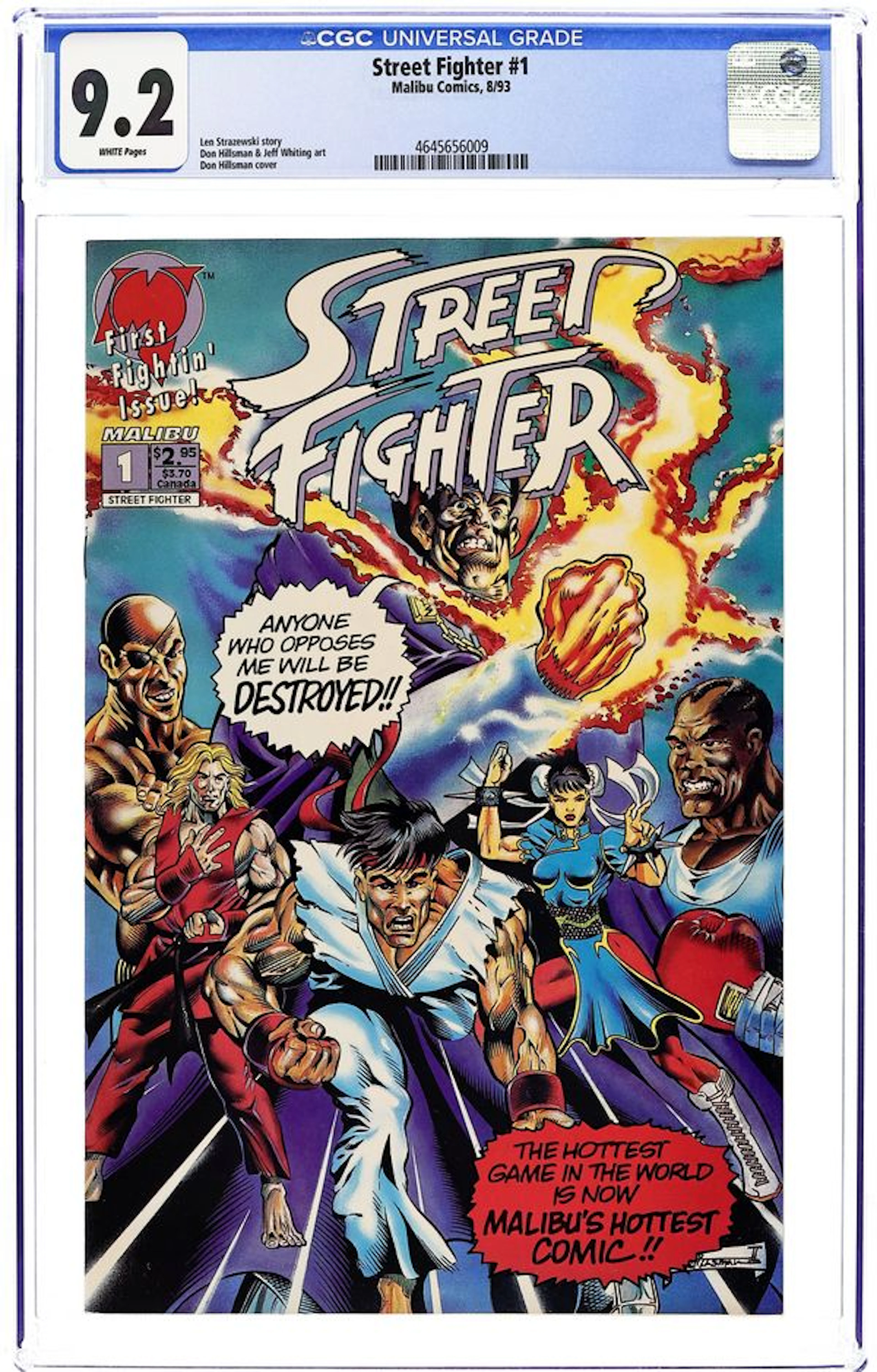 Street Fighter (1993 Malibu) 1 CGC 9.2