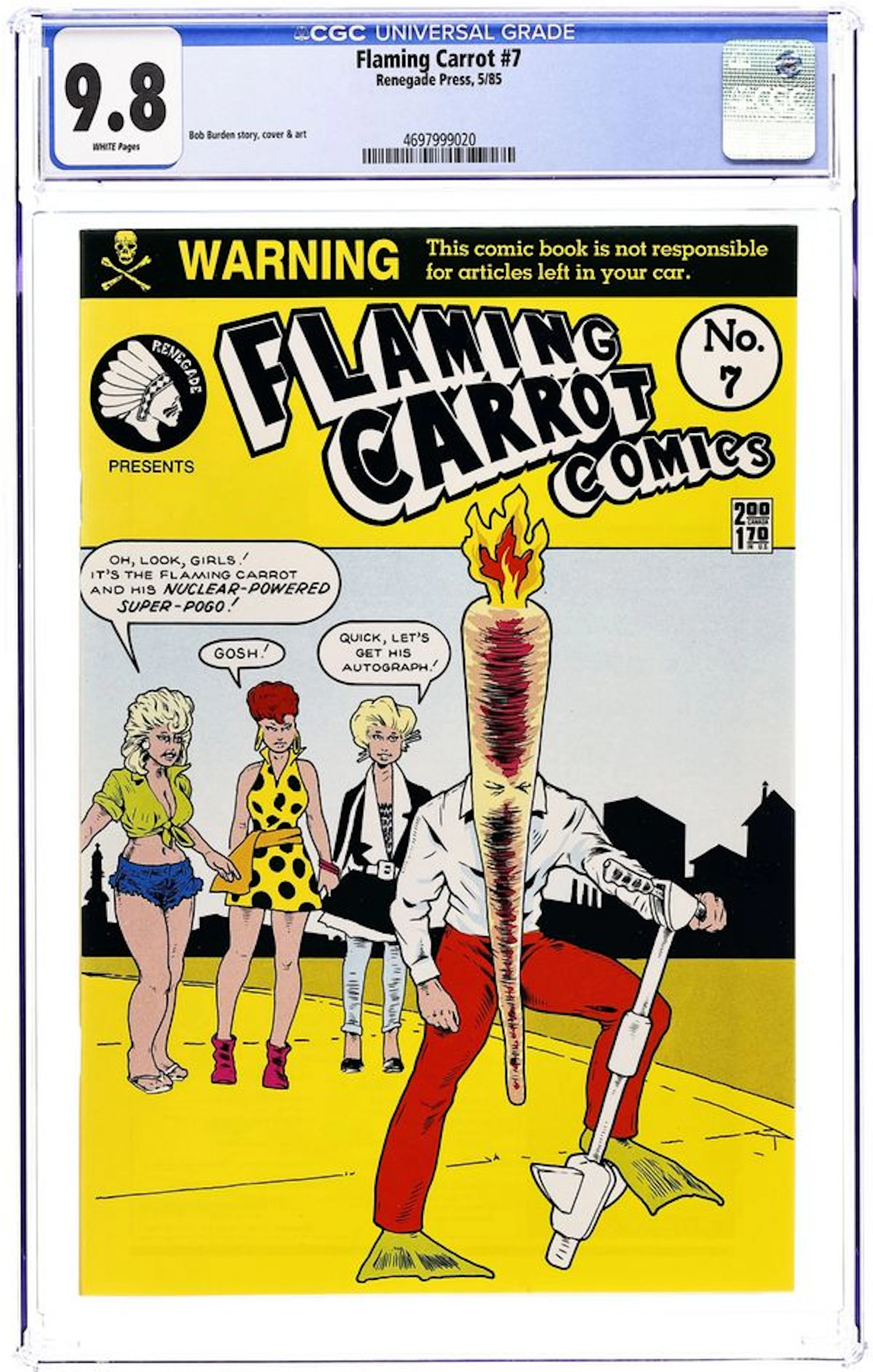 Flaming Carrot Comics (1984 AV/Dark Horse) 7 CGC 9.8