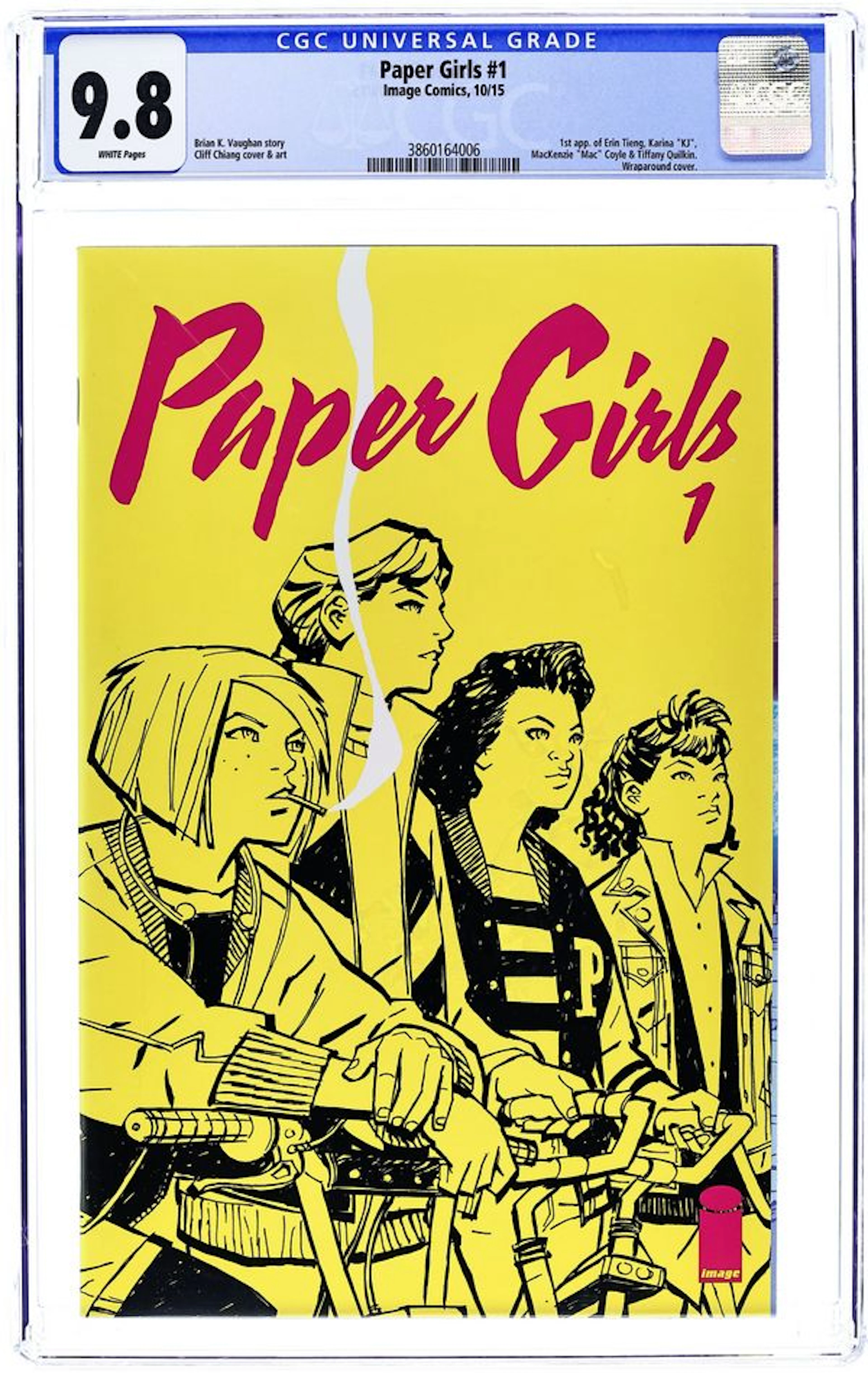 Paper Girls (2015 Image) 1 CGC 9.8