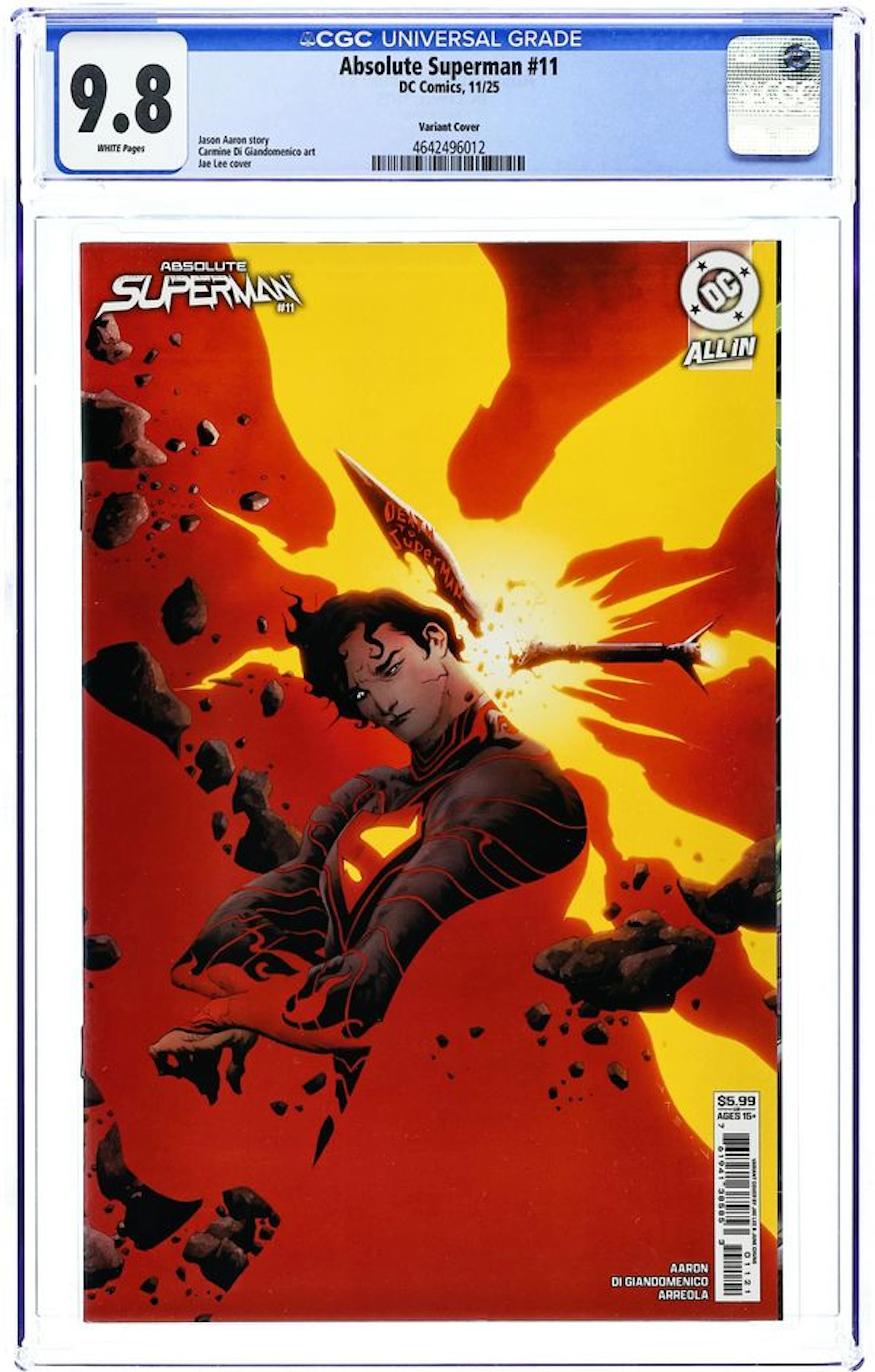 Absolute Superman (2024 DC) 11B CGC 9.8