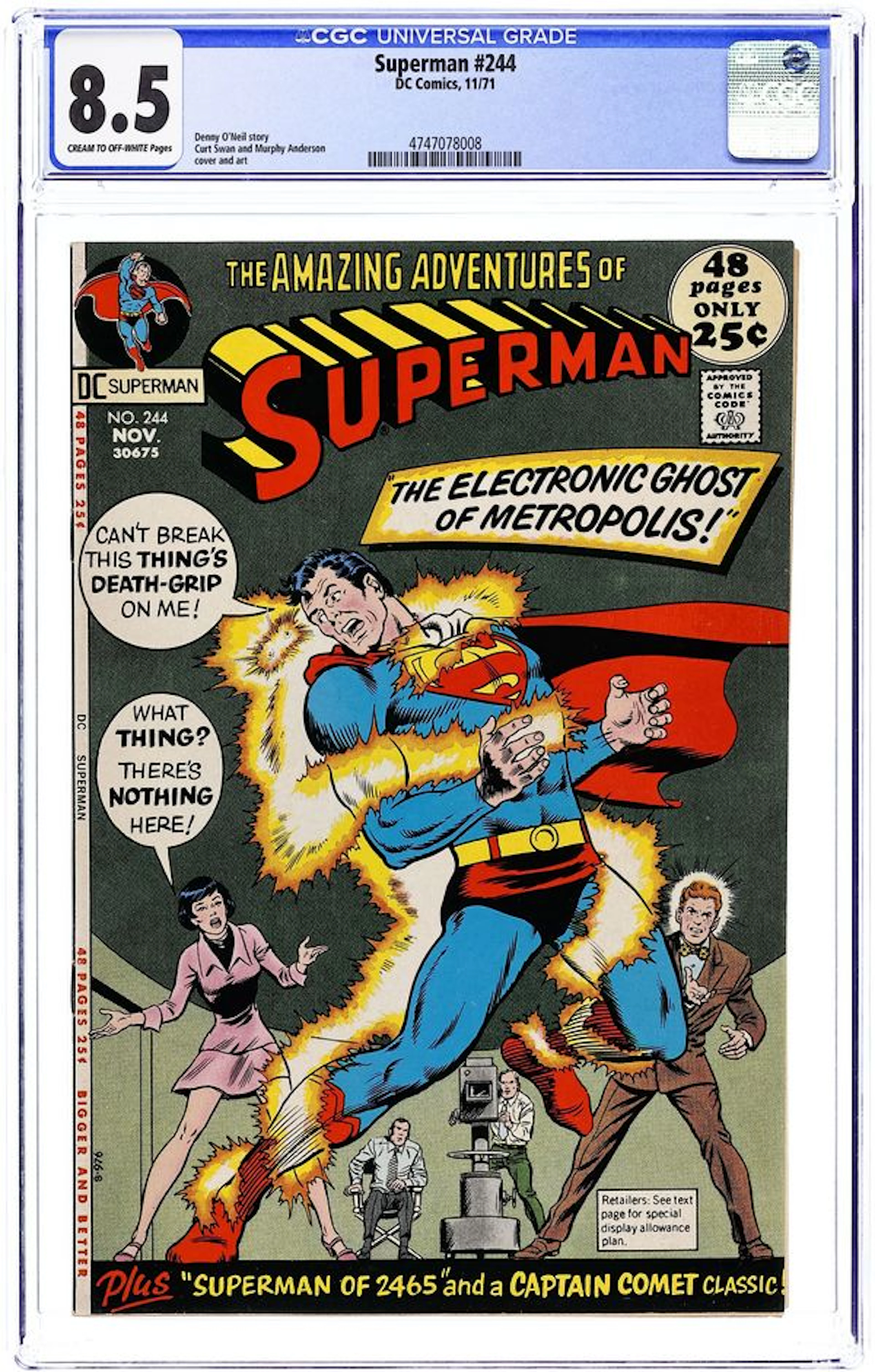 Superman (1939 1st Series) 244 CGC 8.5