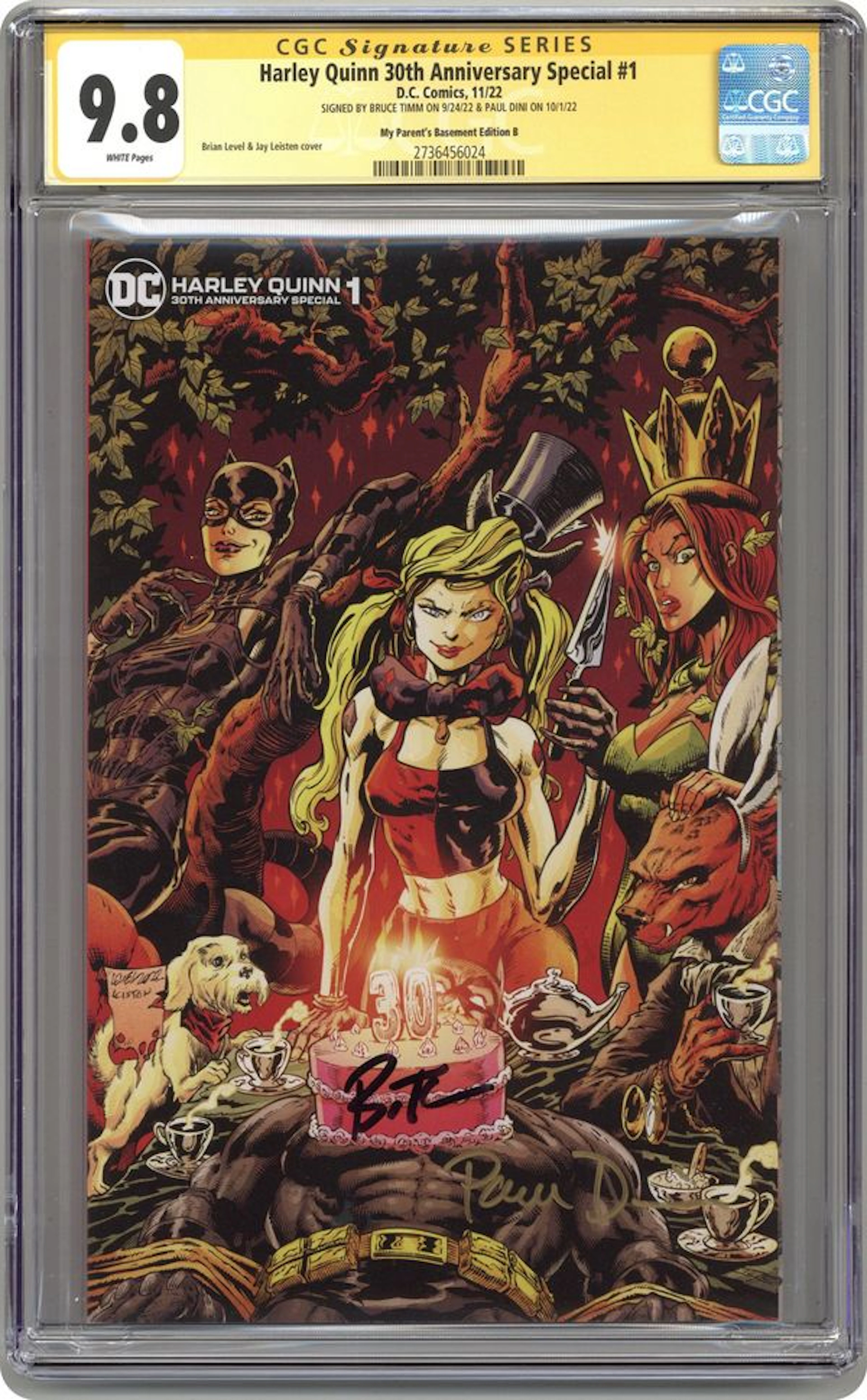 Harley Quinn 30th Anniversary Special (2022 DC) 1PARENTS.B CGC 9.8 SS Timm/Dini