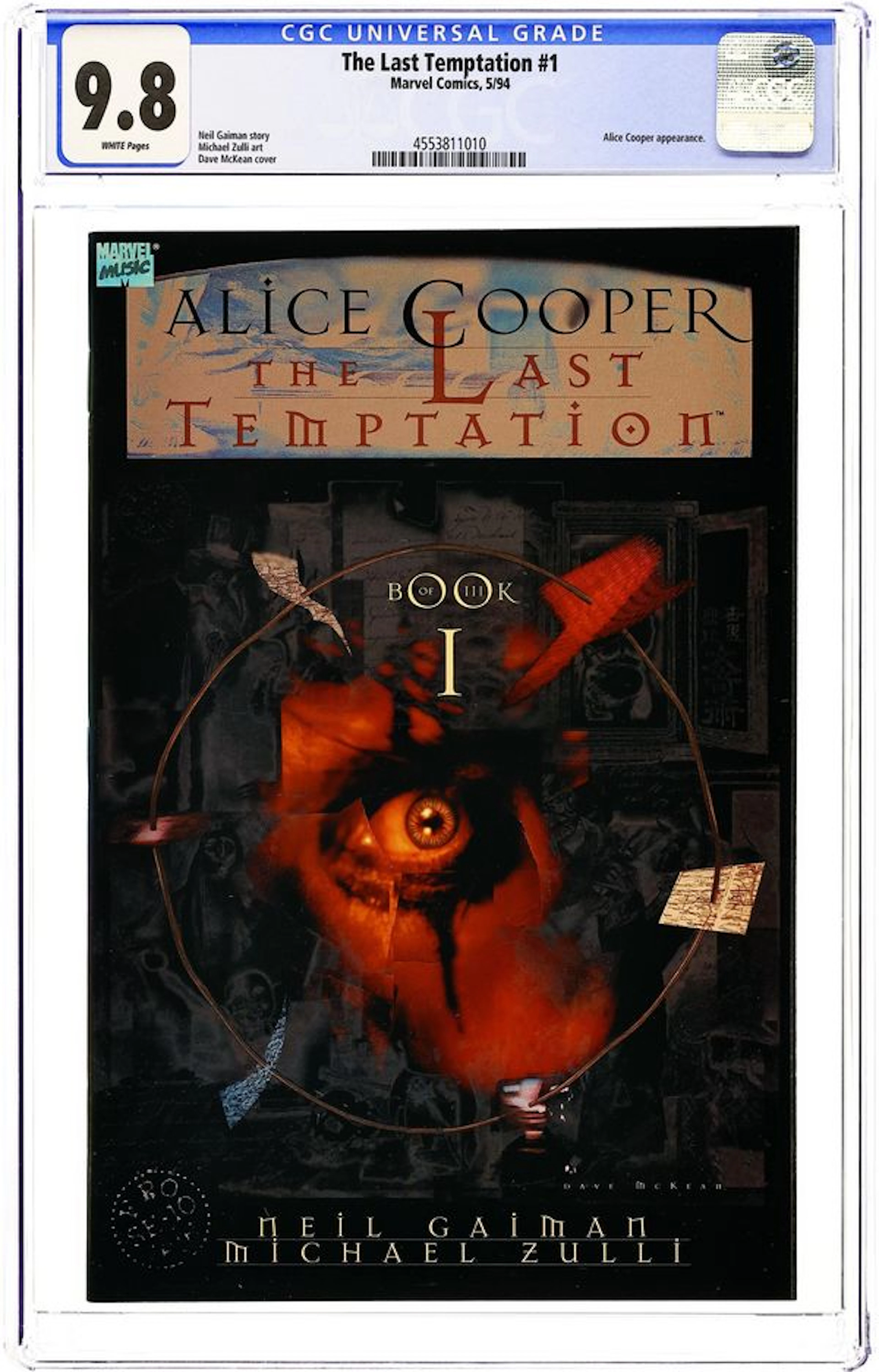 Alice Cooper The Last Temptation (1994) 1A CGC 9.8