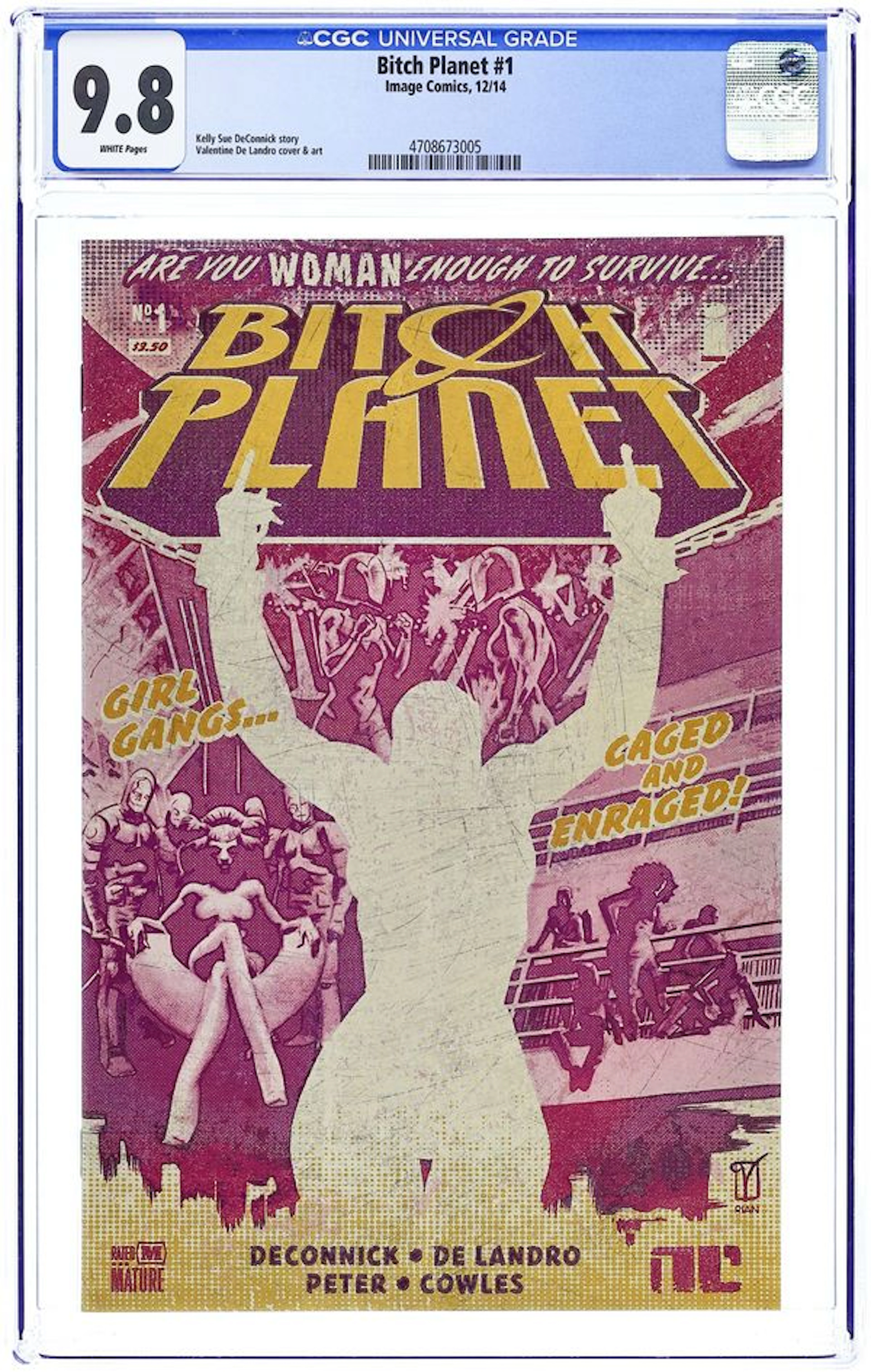 Bitch Planet (2014) 1A CGC 9.8