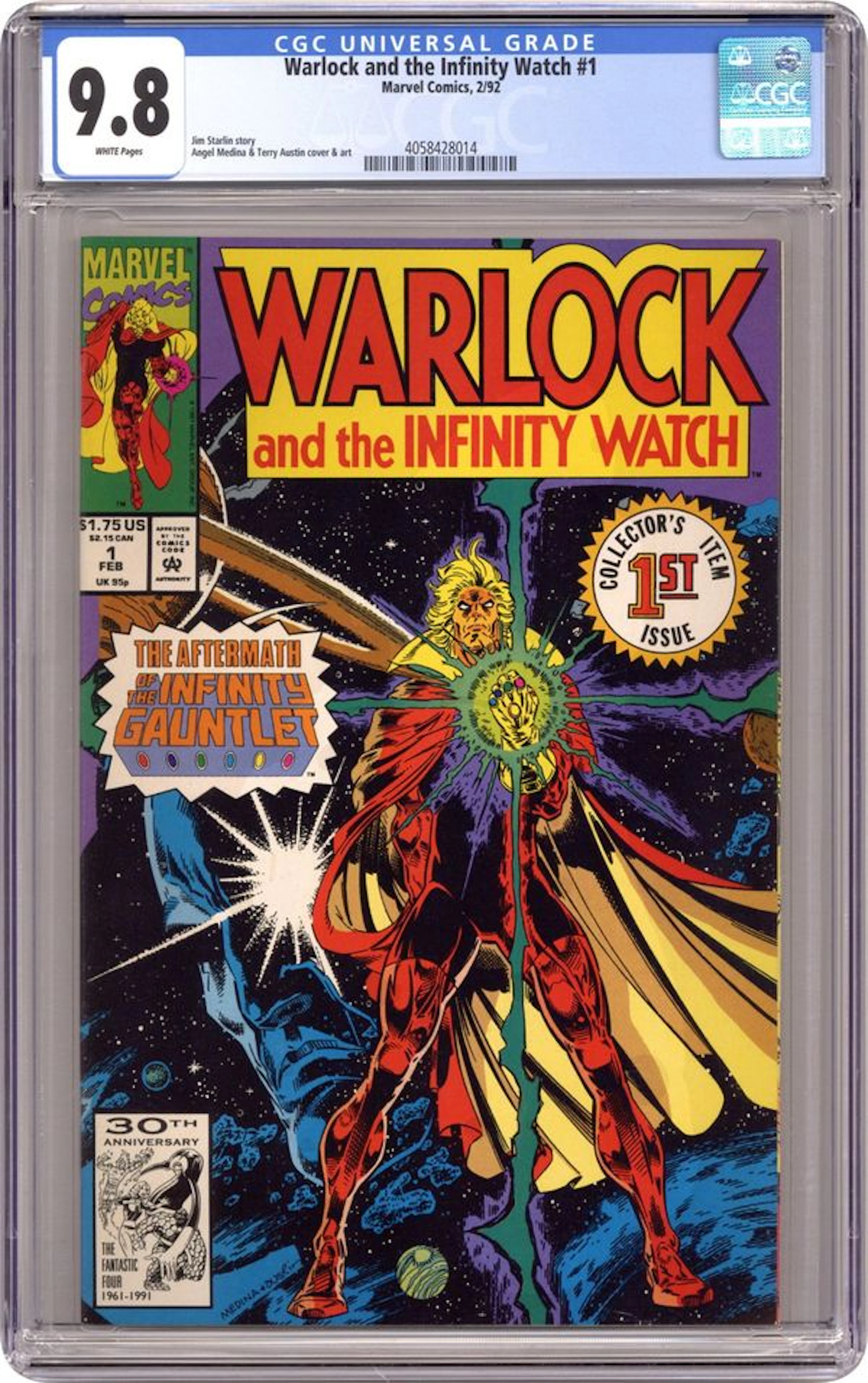 Warlock and the Infinity Watch (1992) 1D CGC 9.8