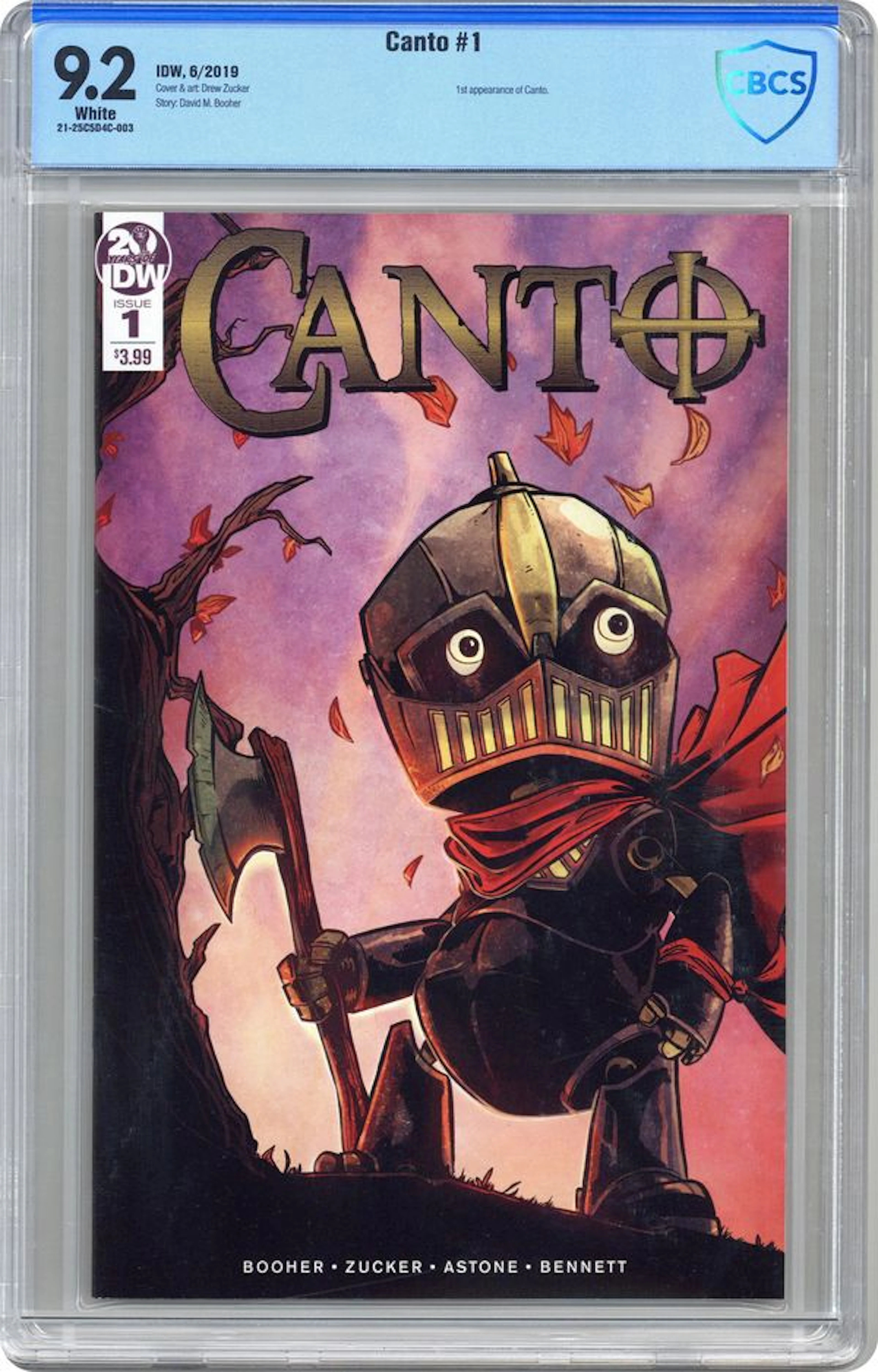 Canto (2019 IDW) 1A CBCS 9.2