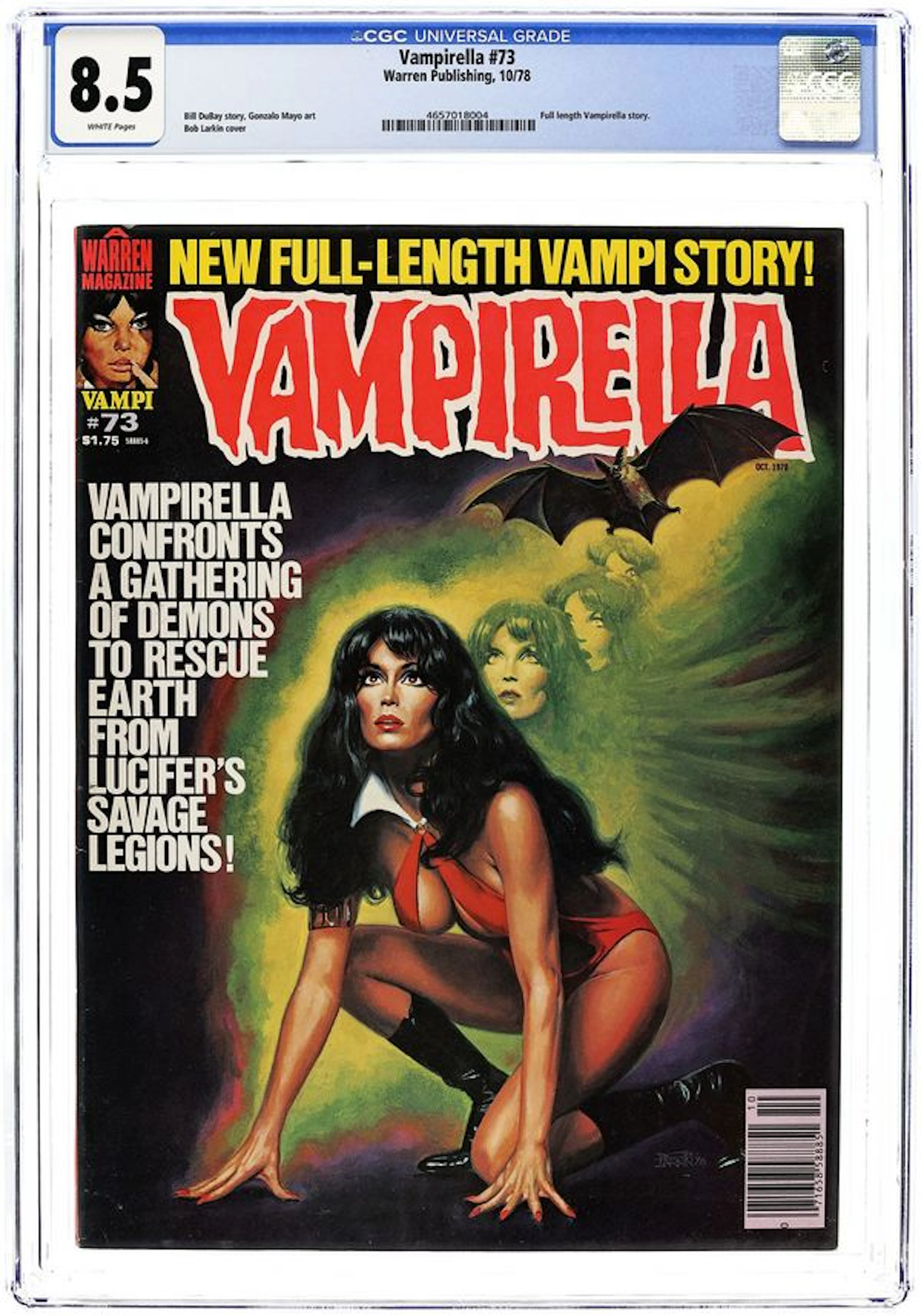 Vampirella (1969 Warren) 73 CGC 8.5