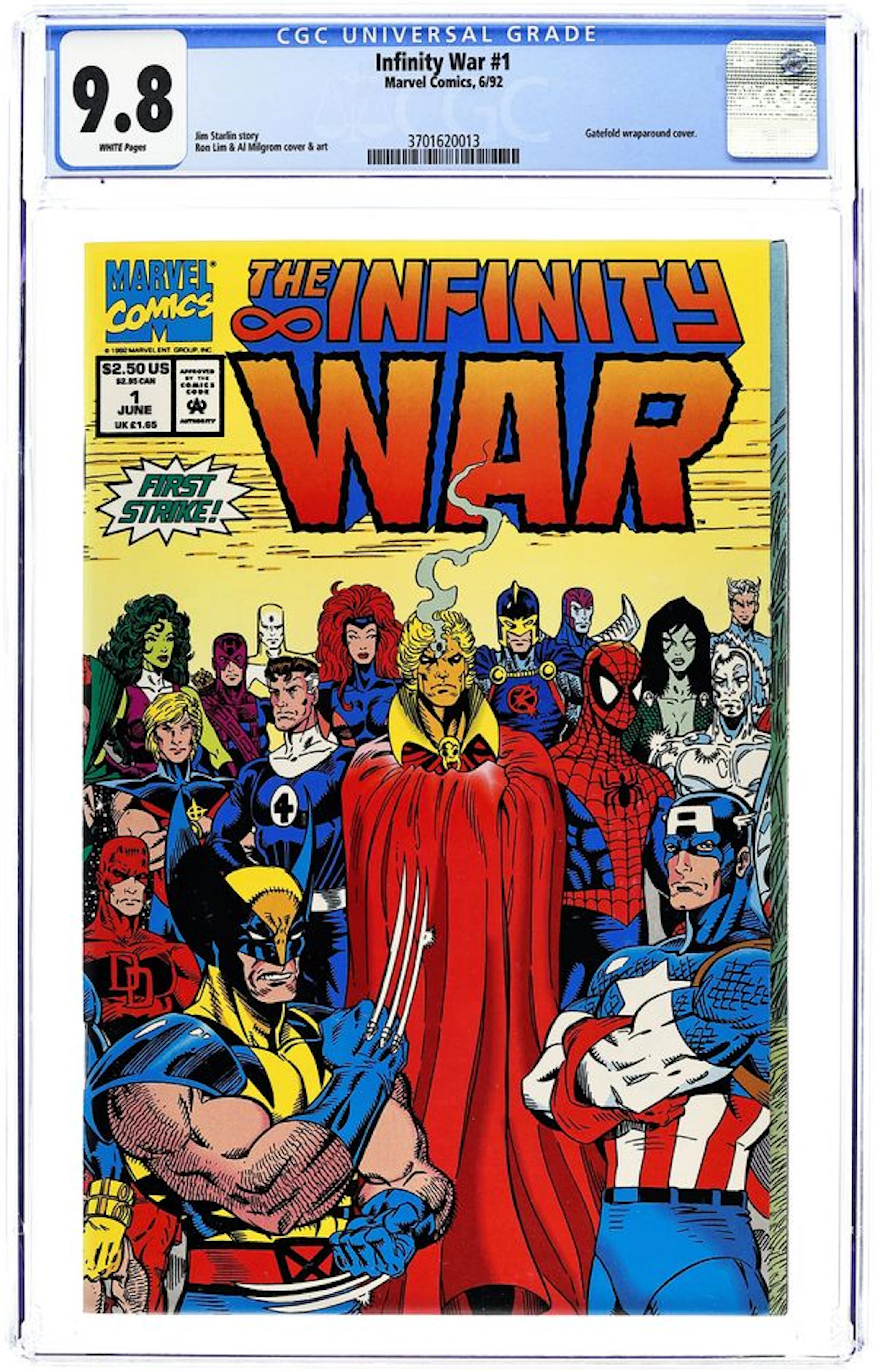 Infinity War (1992) 1 CGC 9.8
