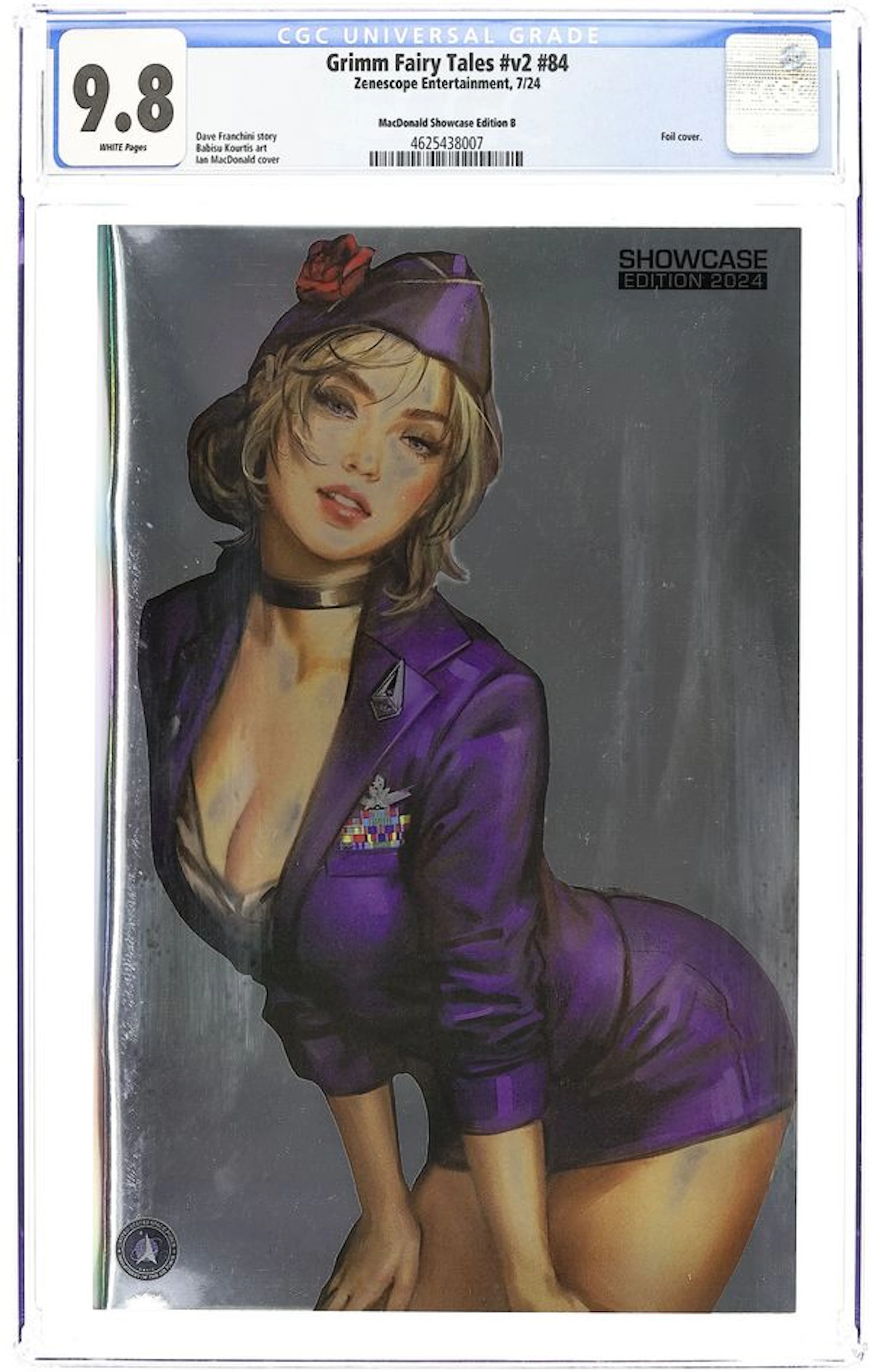 Grimm Fairy Tales (2016 2nd Series) 84SHOWCASE.MACDONALD.B.FOIL CGC 9.8