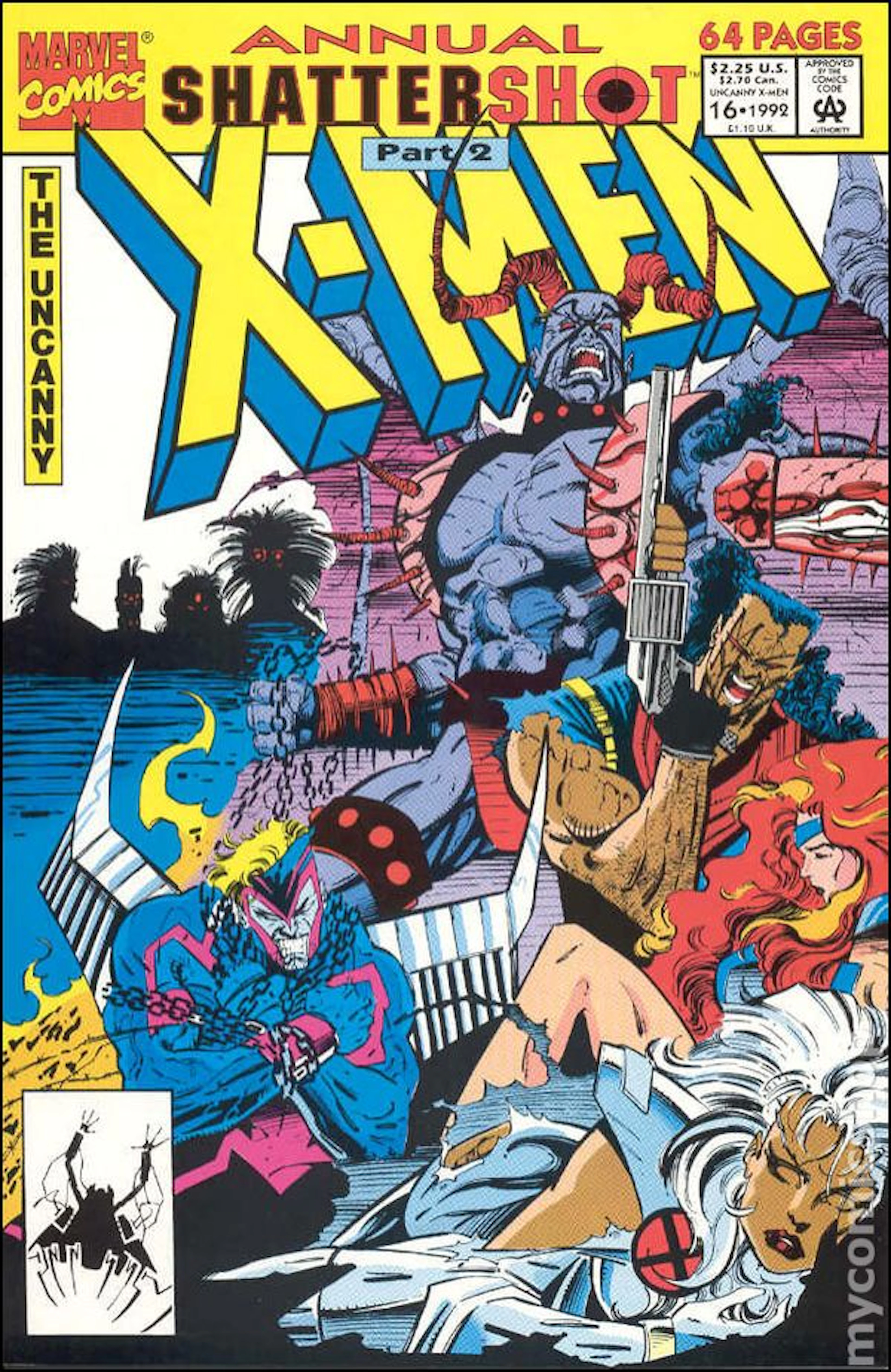 Uncanny X-Men (1963 1st Series) Annual 16 FN- 5.5