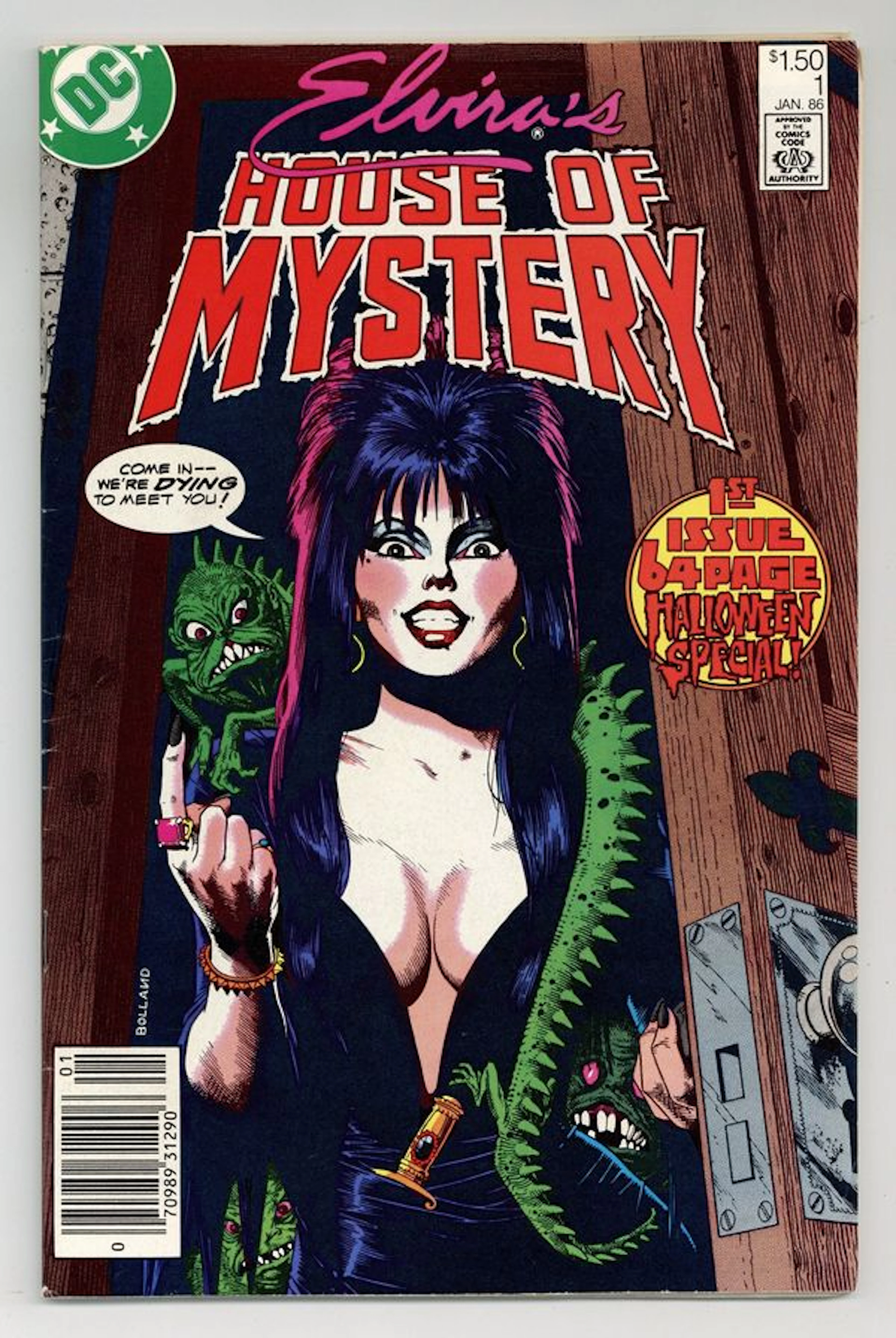 Elvira's House of Mystery (1986 DC) 1N VG/FN 5.0